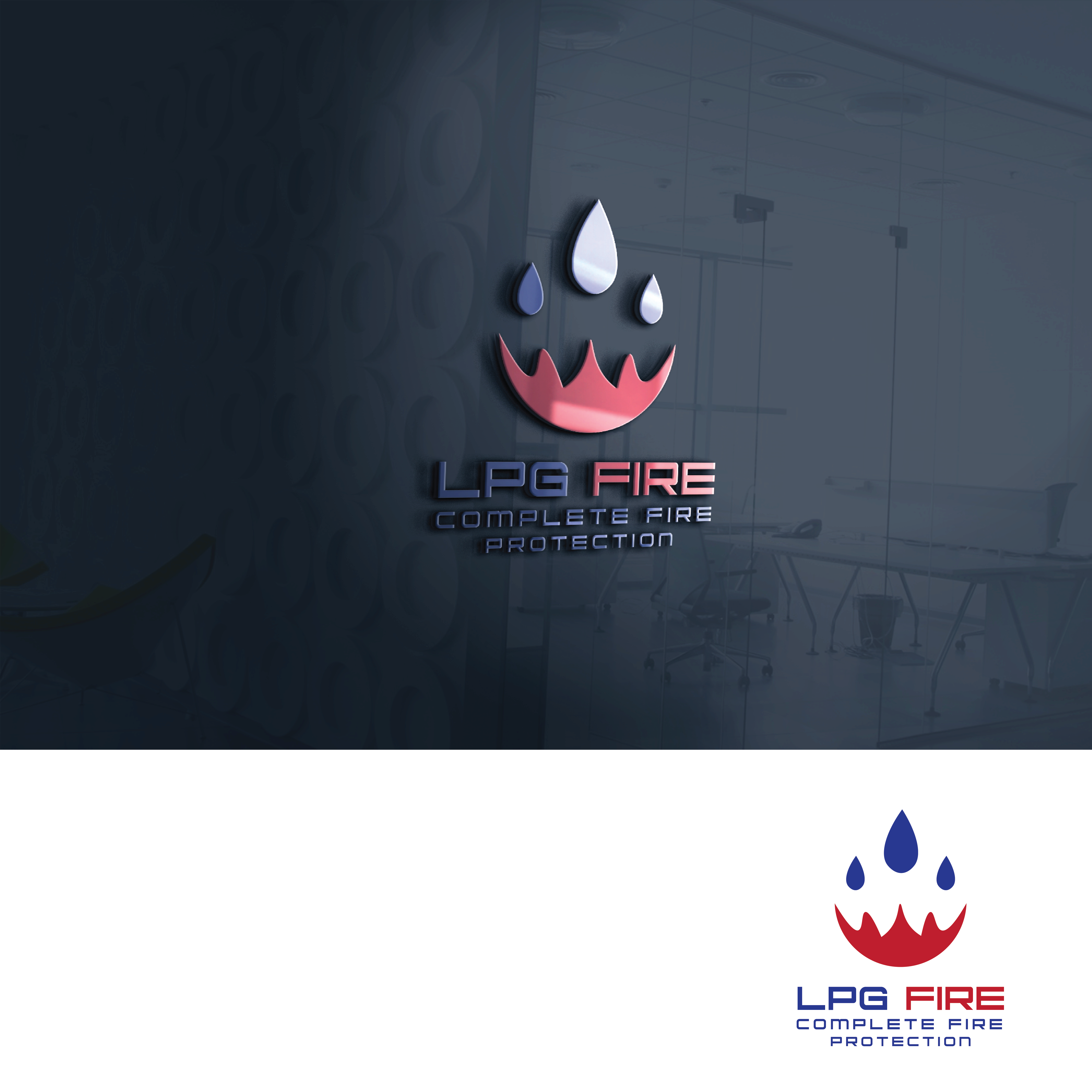 Logo Design by Justin John for LPG Fire Protection Inc. | Design #24372066