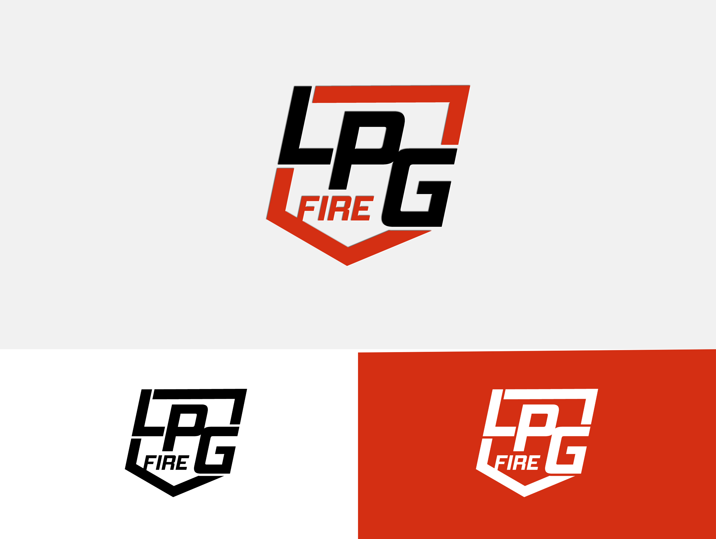 Logo Design by Olgert for LPG Fire Protection Inc. | Design #24339236