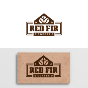 Red Fir Coffee  | Logo Design by Lesia_Olesia