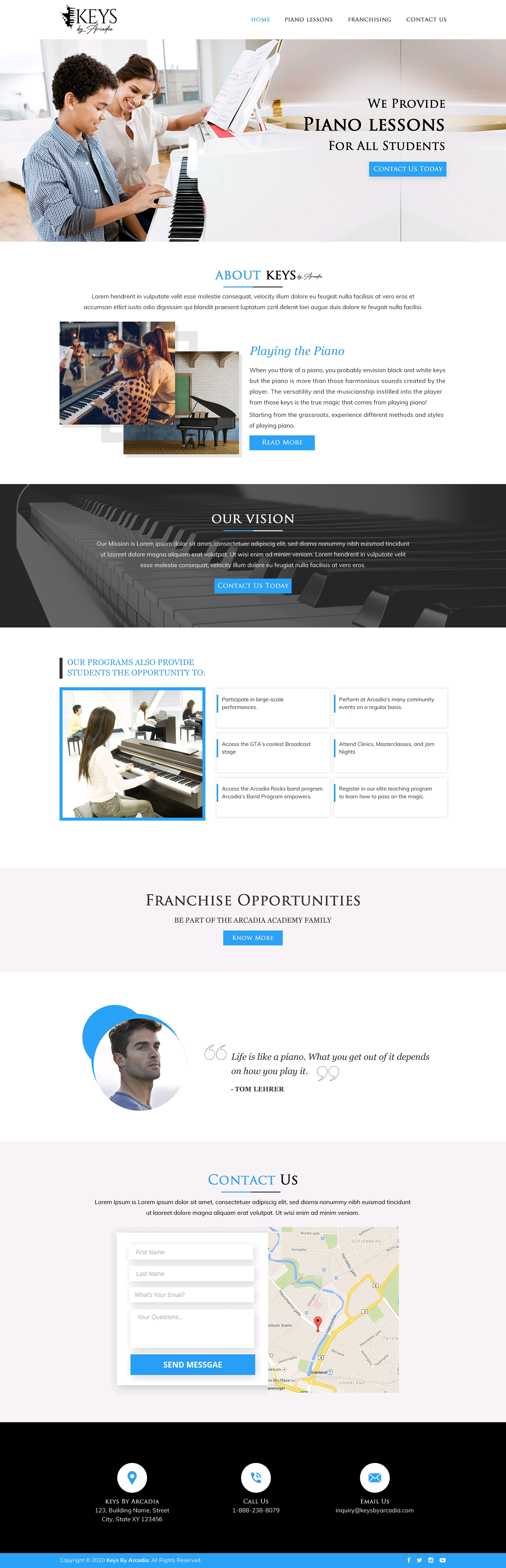 Web-Design von Sbss für Arcadia Music Group | Design: #24330686
