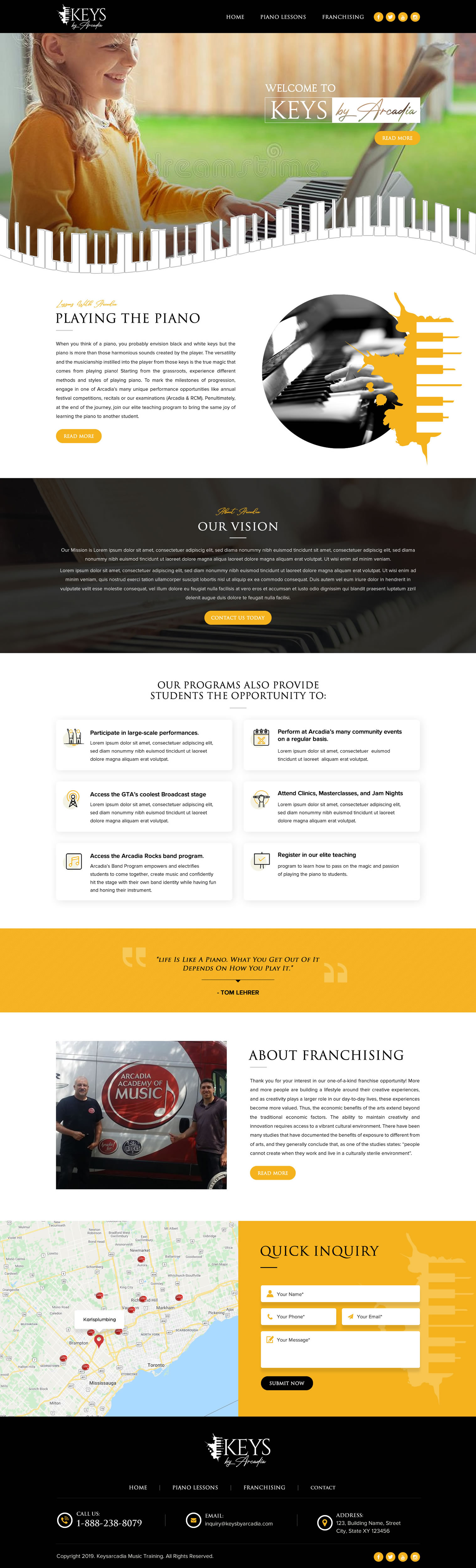 Diseño Web por Sbss para Arcadia Music Group | Diseño #24332635