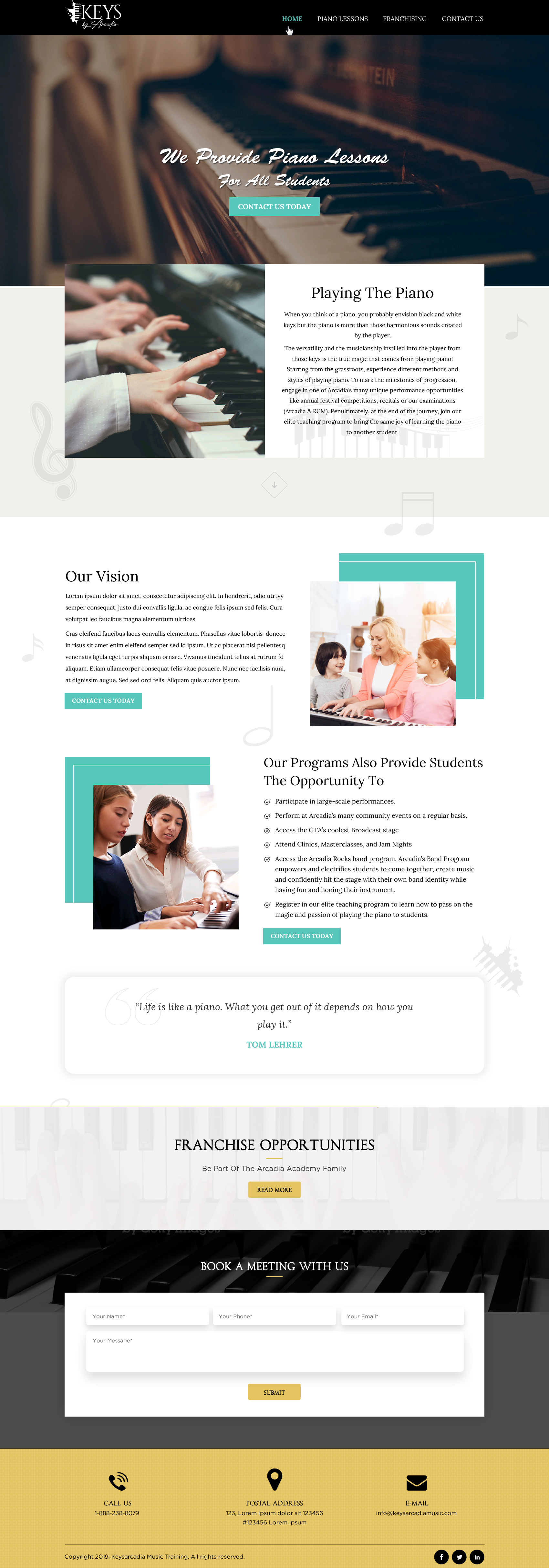 Web Design par Sbss pour Arcadia Music Group | Design #24342046