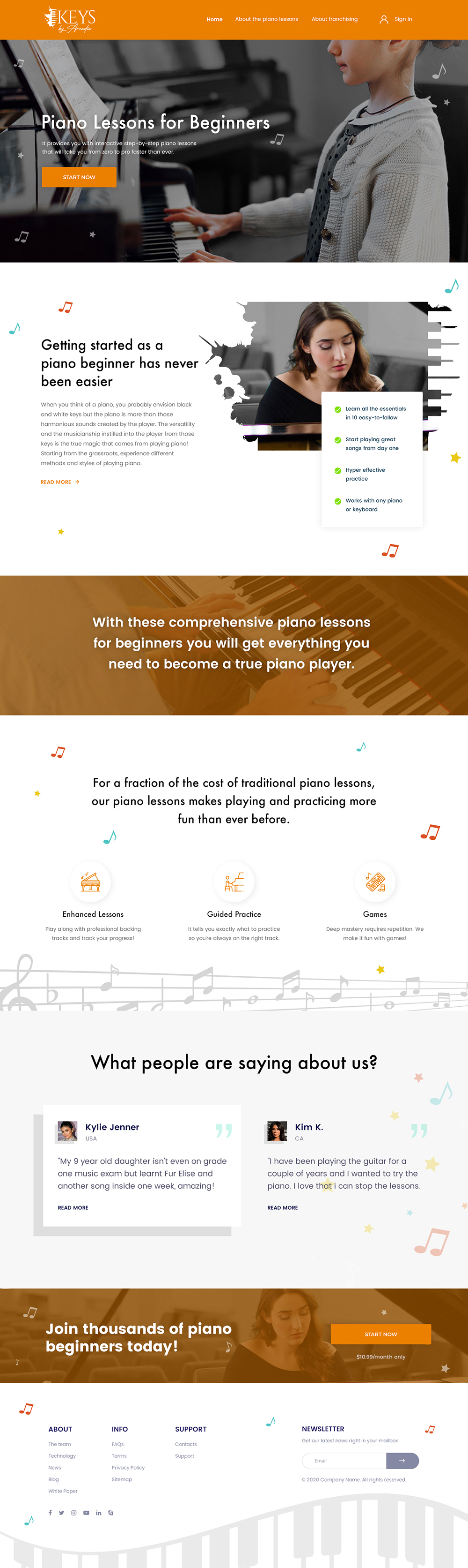 Web Design by Mukarram Haidari for Arcadia Music Group | Design #24333912