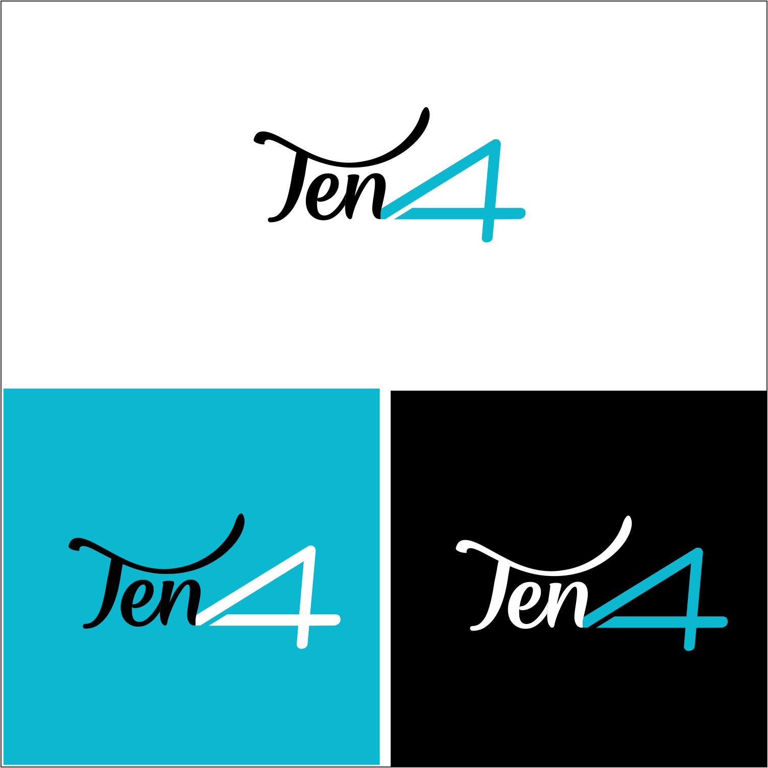 Logo Design by art  X for TEN4 | Design #24322552