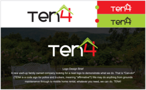 Diseño de Logo por Tuba Art Studio (Imran szw) para TEN4 | Diseño #24369953