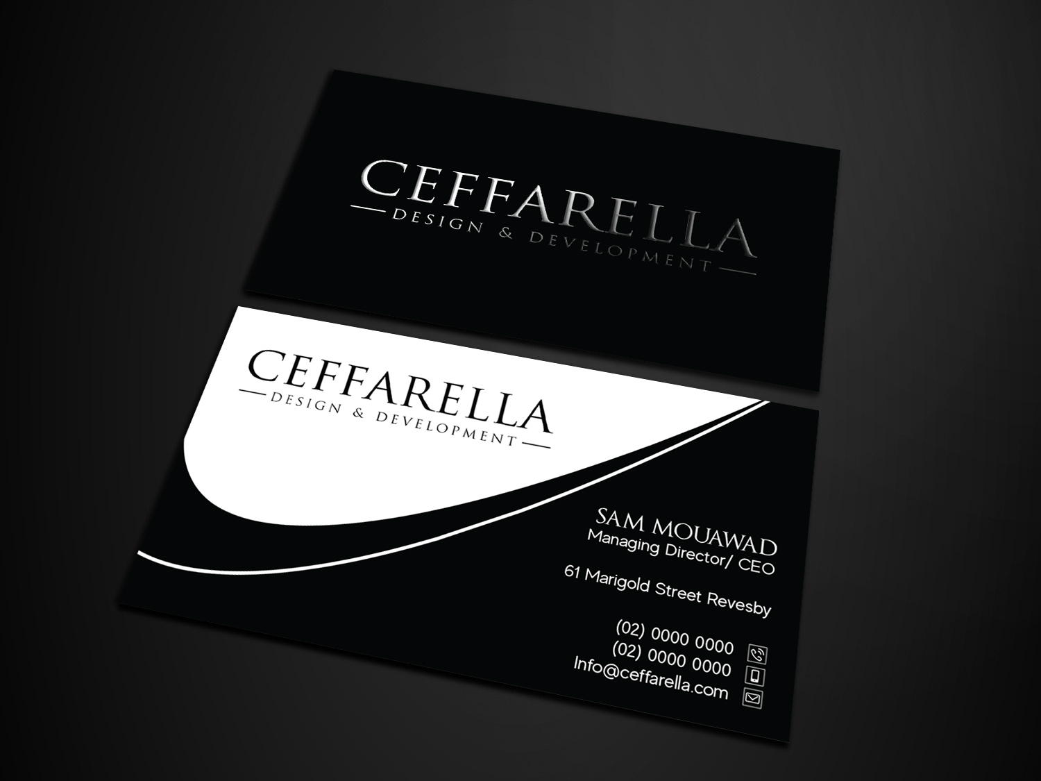 Business Card Design by Verified artistry (Design garden) for this project | Design #24375798