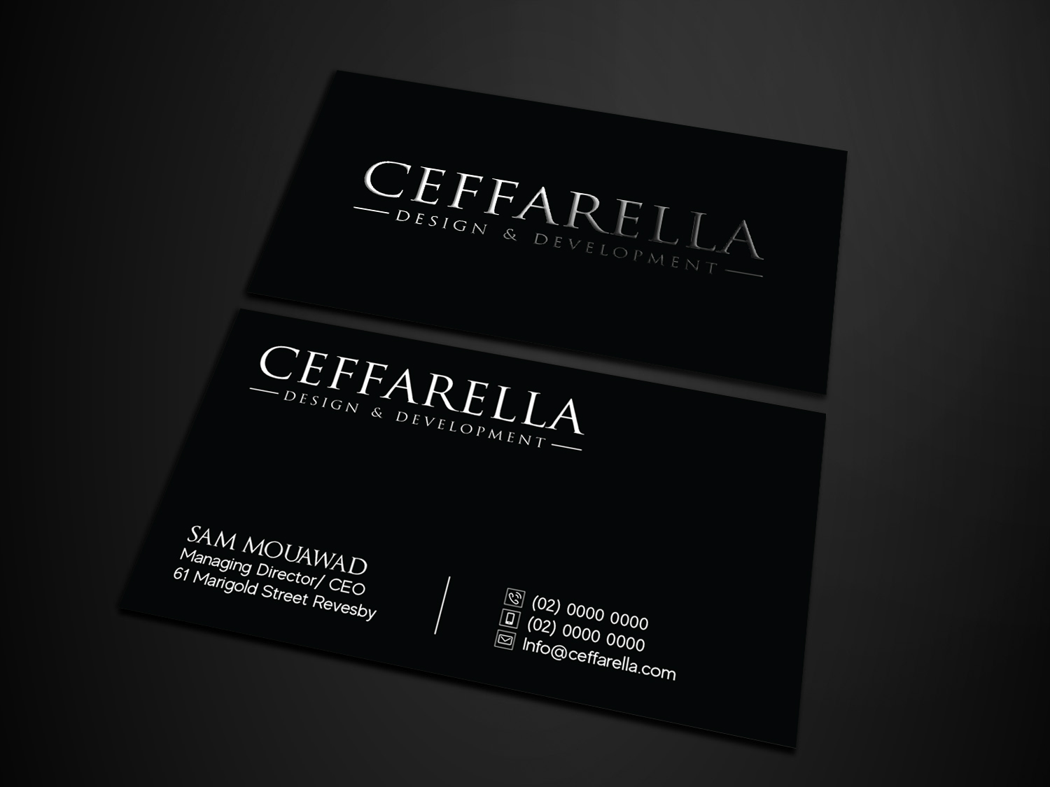 Diseño de Tarjeta de Presentación por Verified artistry (Design garden) para este proyecto | Diseño #24375817