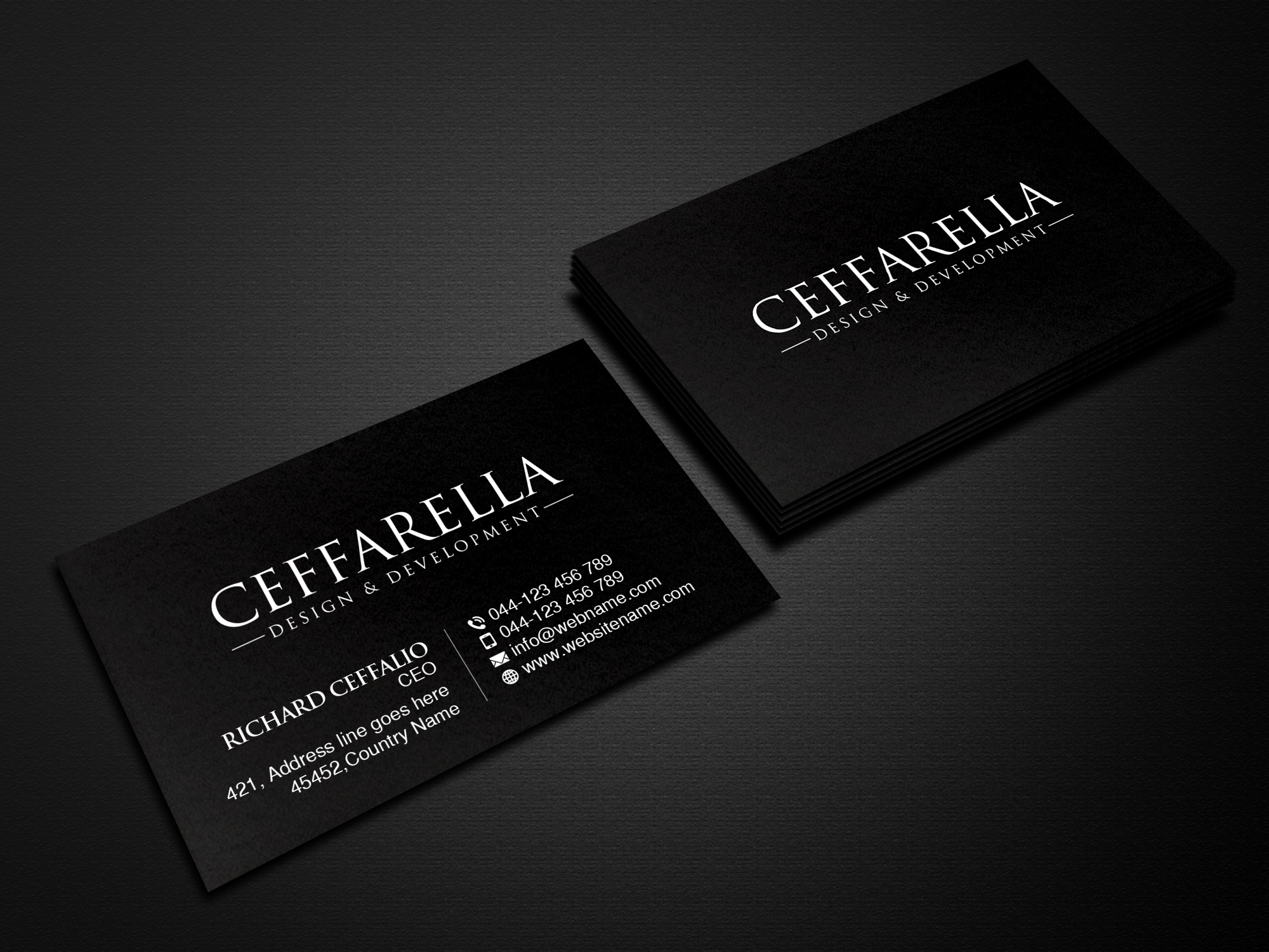 Business Card Design by Creations Box 2015 for this project | Design #24322805