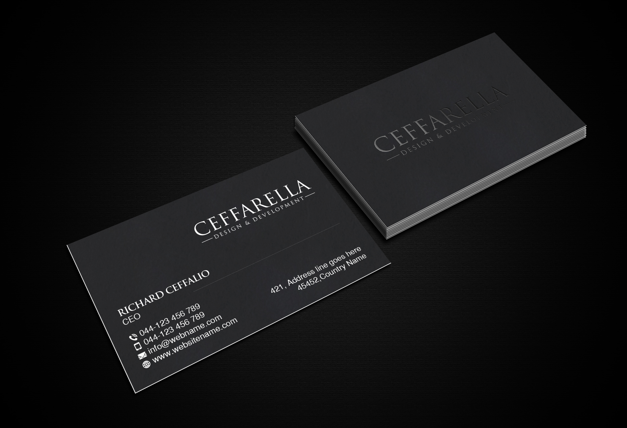 Business Card Design by Creations Box 2015 for this project | Design #24322806