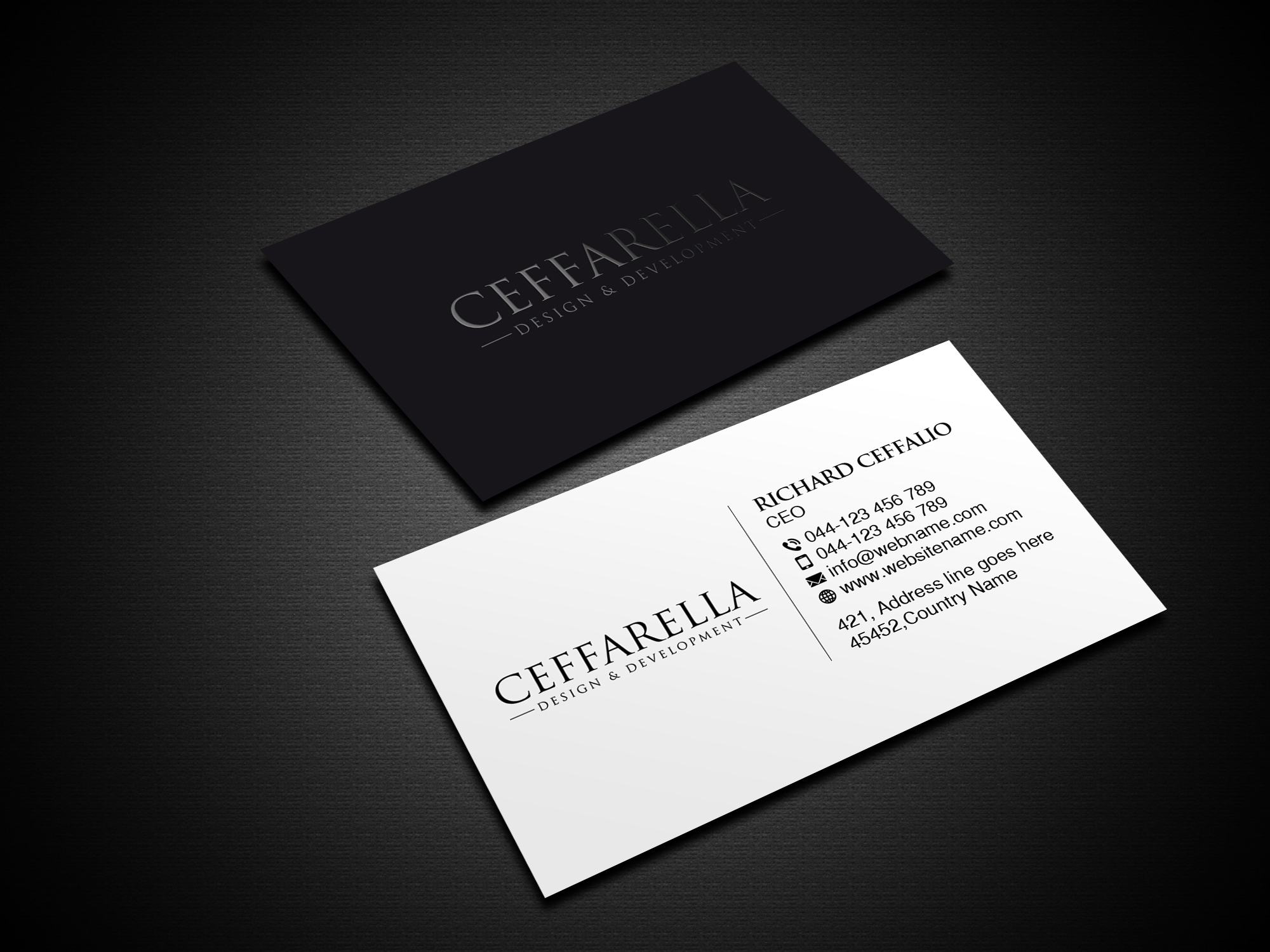 Business Card Design by Creations Box 2015 for this project | Design #24323084
