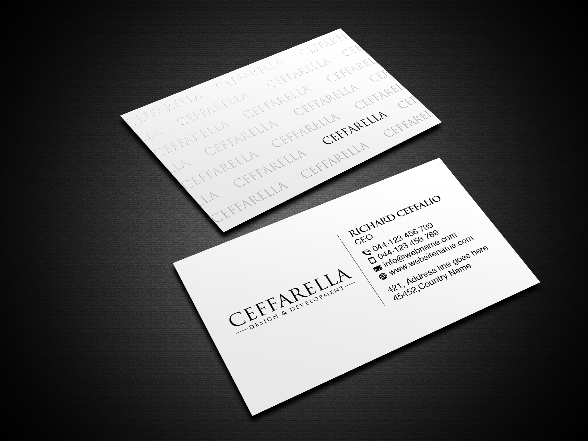 Business Card Design by Creations Box 2015 for this project | Design #24323086