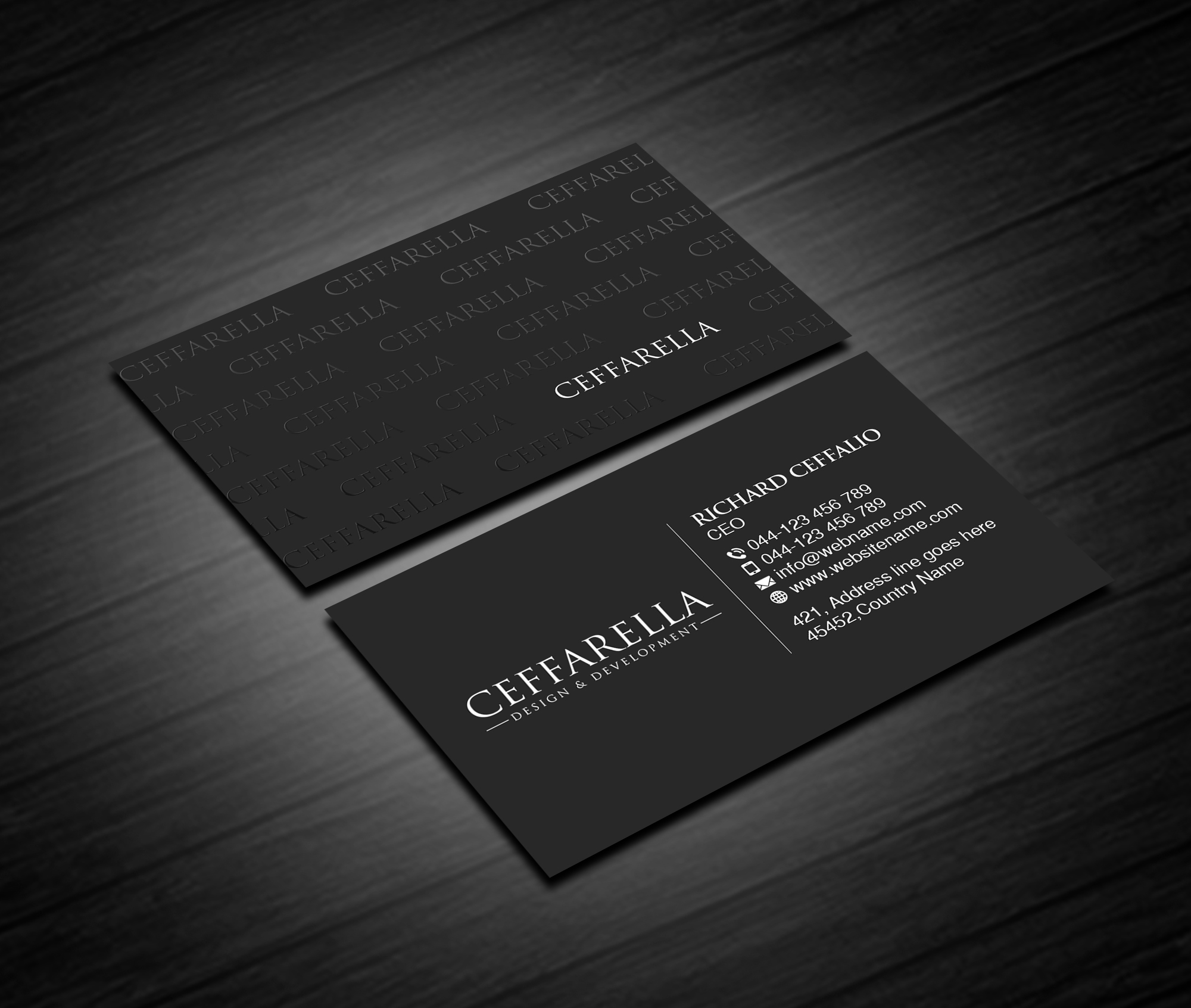 Business Card Design by Creations Box 2015 for this project | Design #24323087
