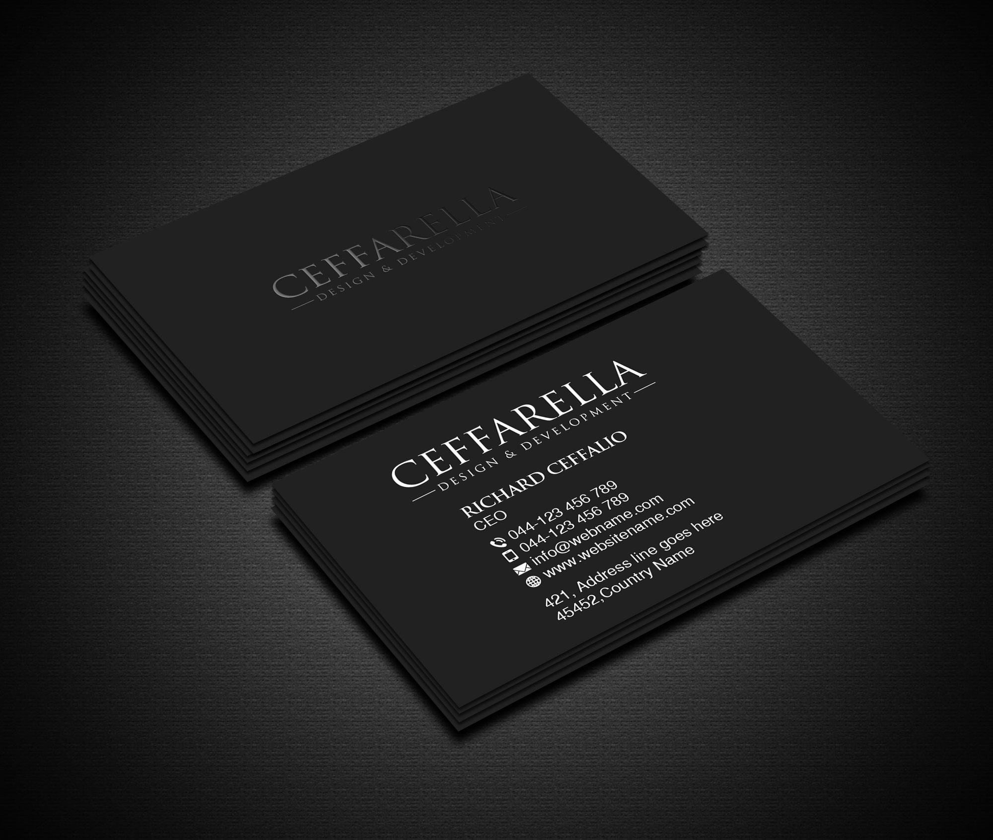 Business Card Design by Creations Box 2015 for this project | Design #24323088