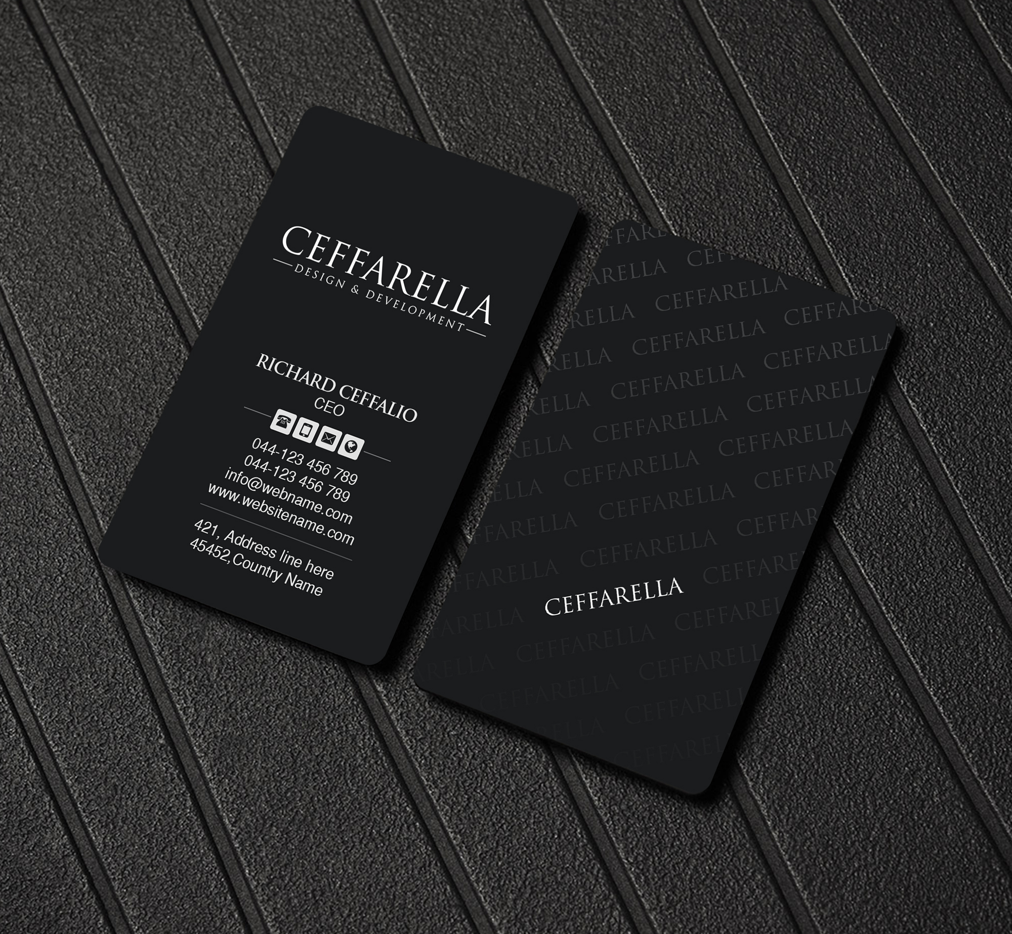 Business Card Design by Creations Box 2015 for this project | Design #24328245