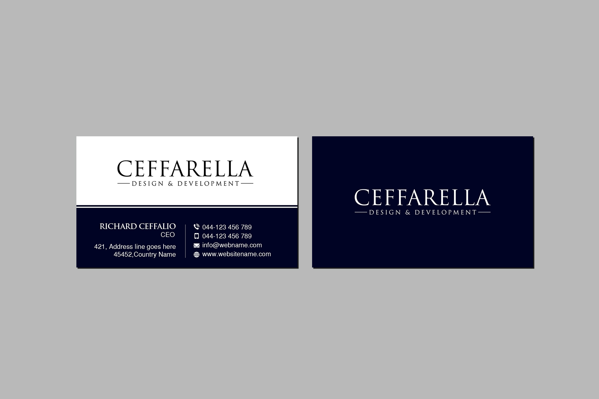 Business Card Design by Creations Box 2015 for this project | Design #24328246