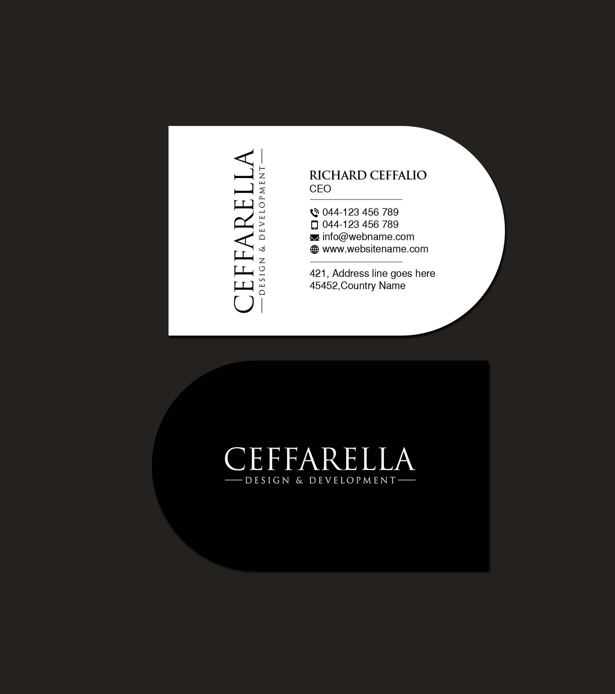 Business Card Design by Creations Box 2015 for this project | Design #24328260