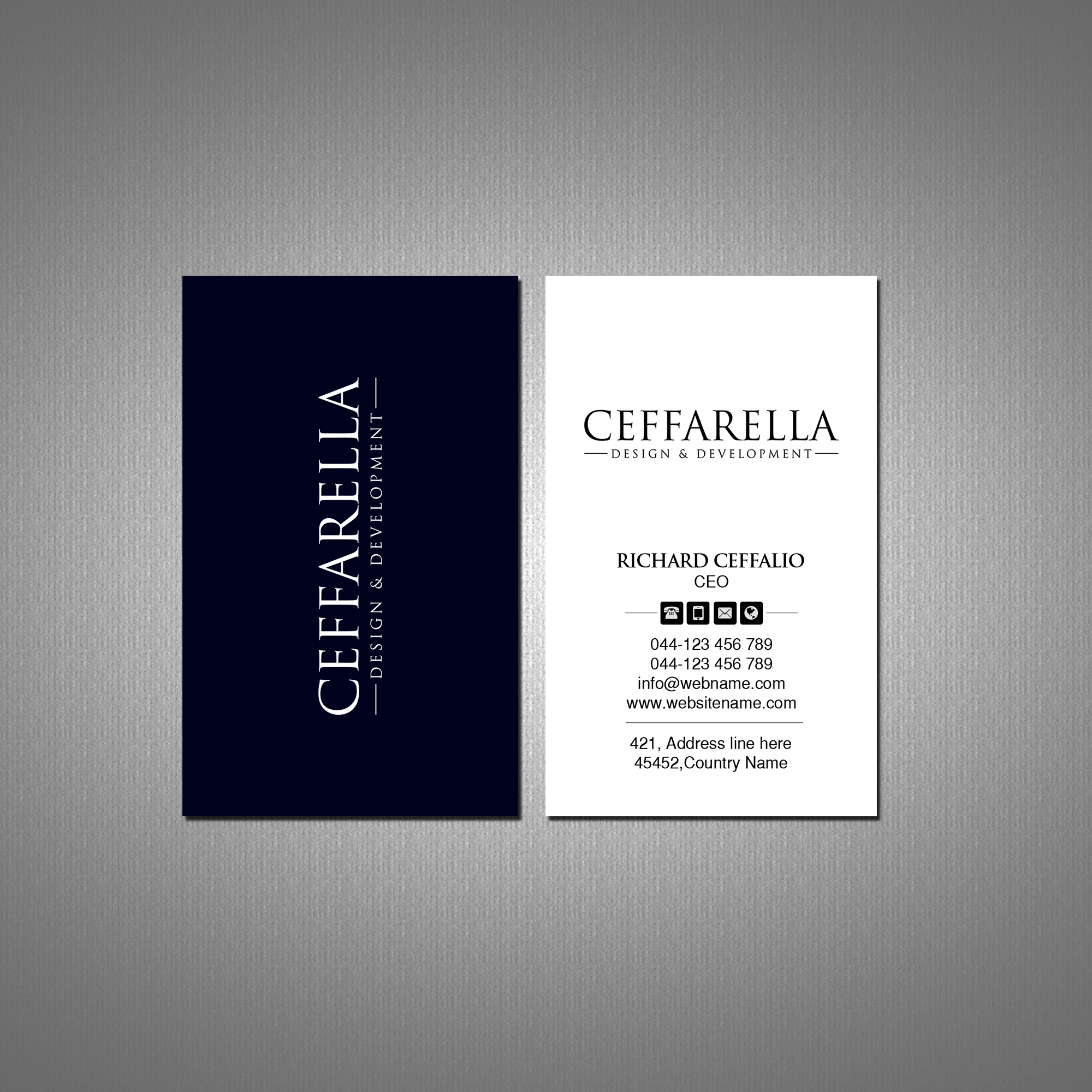 Business Card Design by Creations Box 2015 for this project | Design #24328270