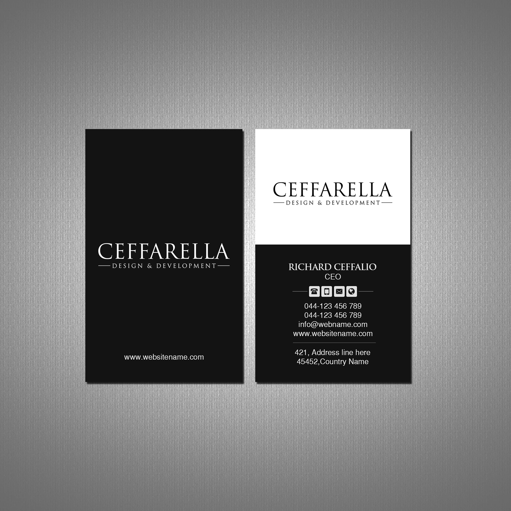 Business Card Design by Creations Box 2015 for this project | Design #24328271