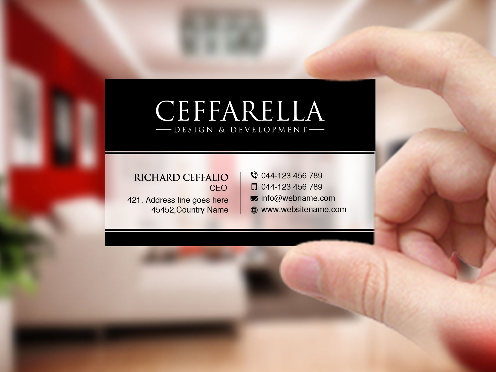 Business Card Design by Creations Box 2015 for this project | Design #24328279