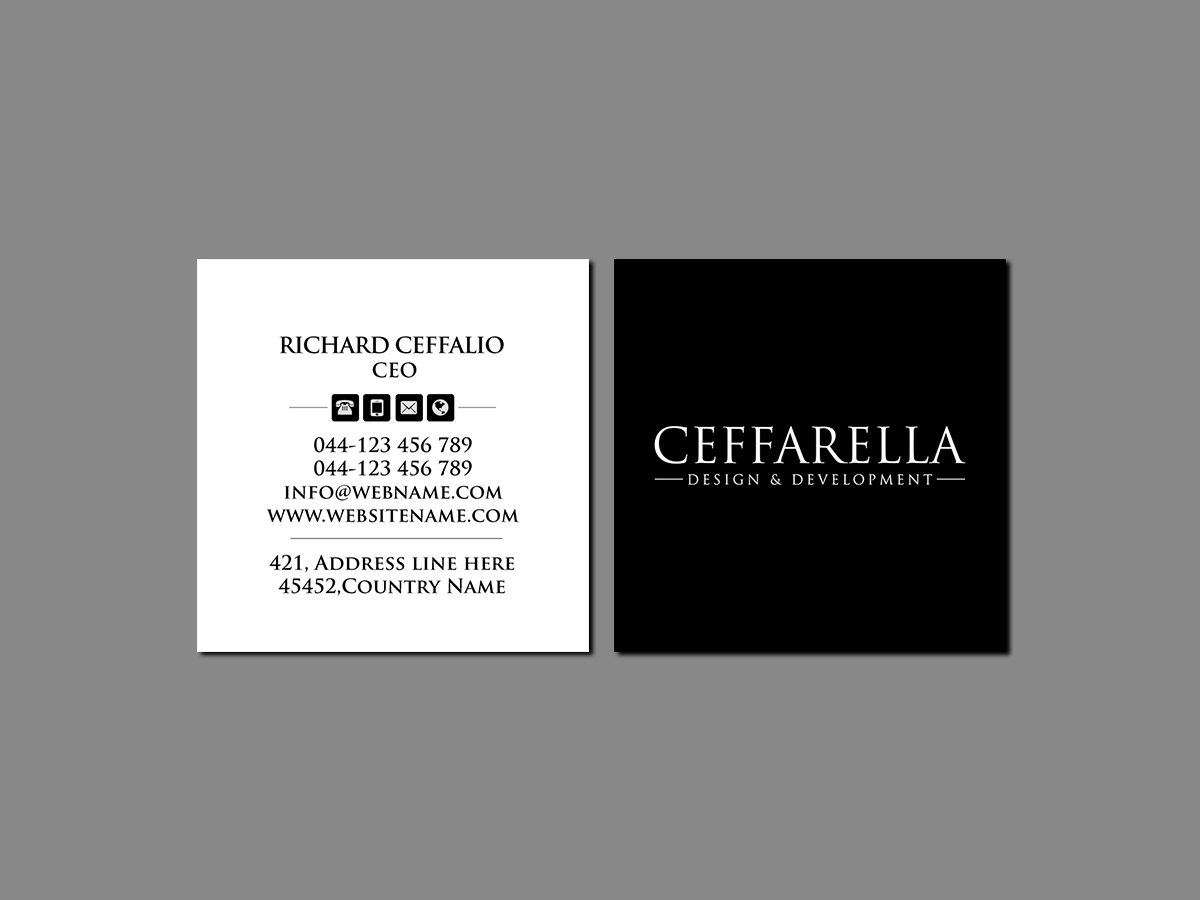 Business Card Design by Creations Box 2015 for this project | Design #24328282