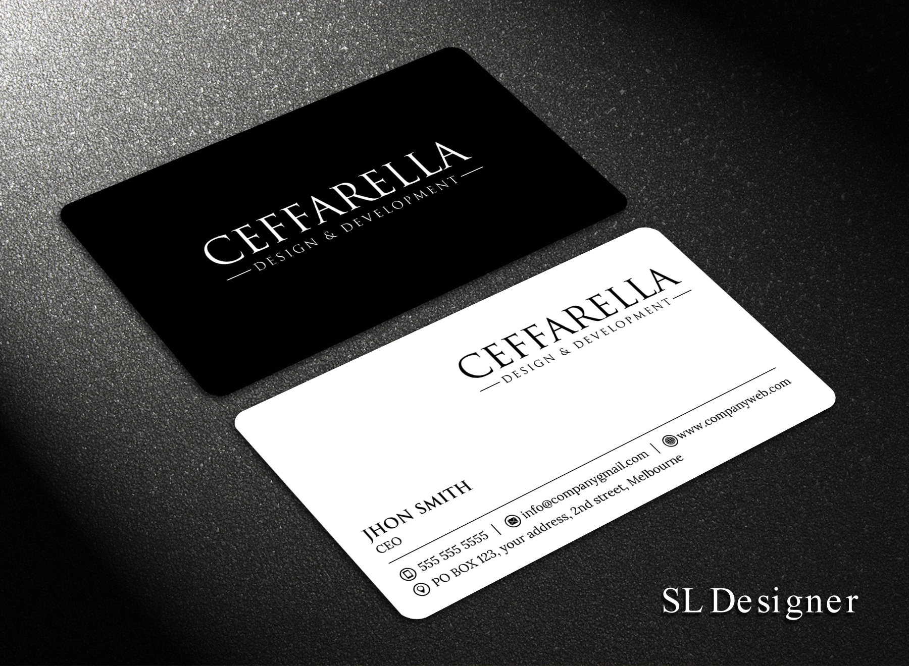 Business Card Design by SL Designer for this project | Design #24329382