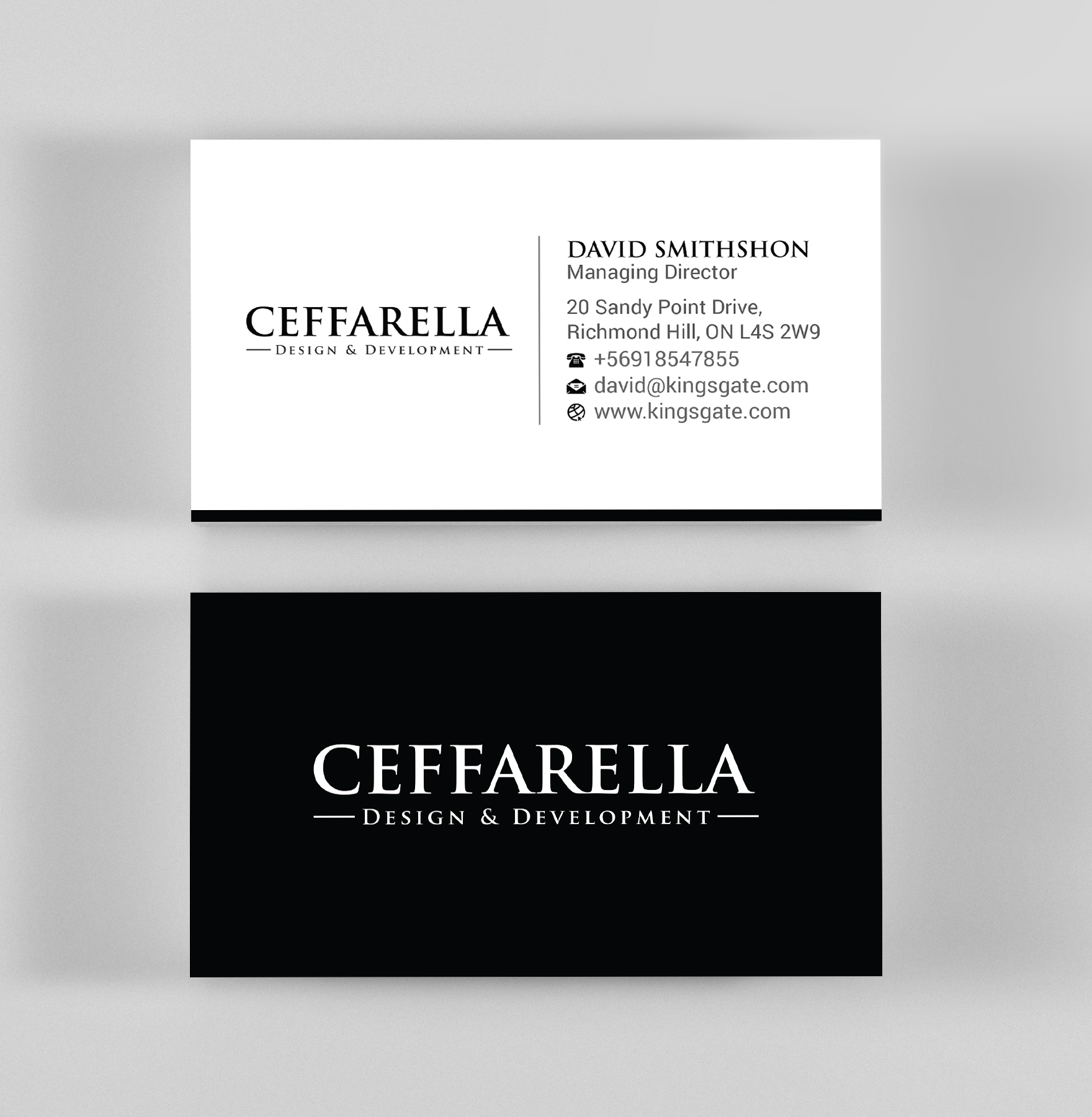 Business Card Design by R.design for this project | Design #24322134