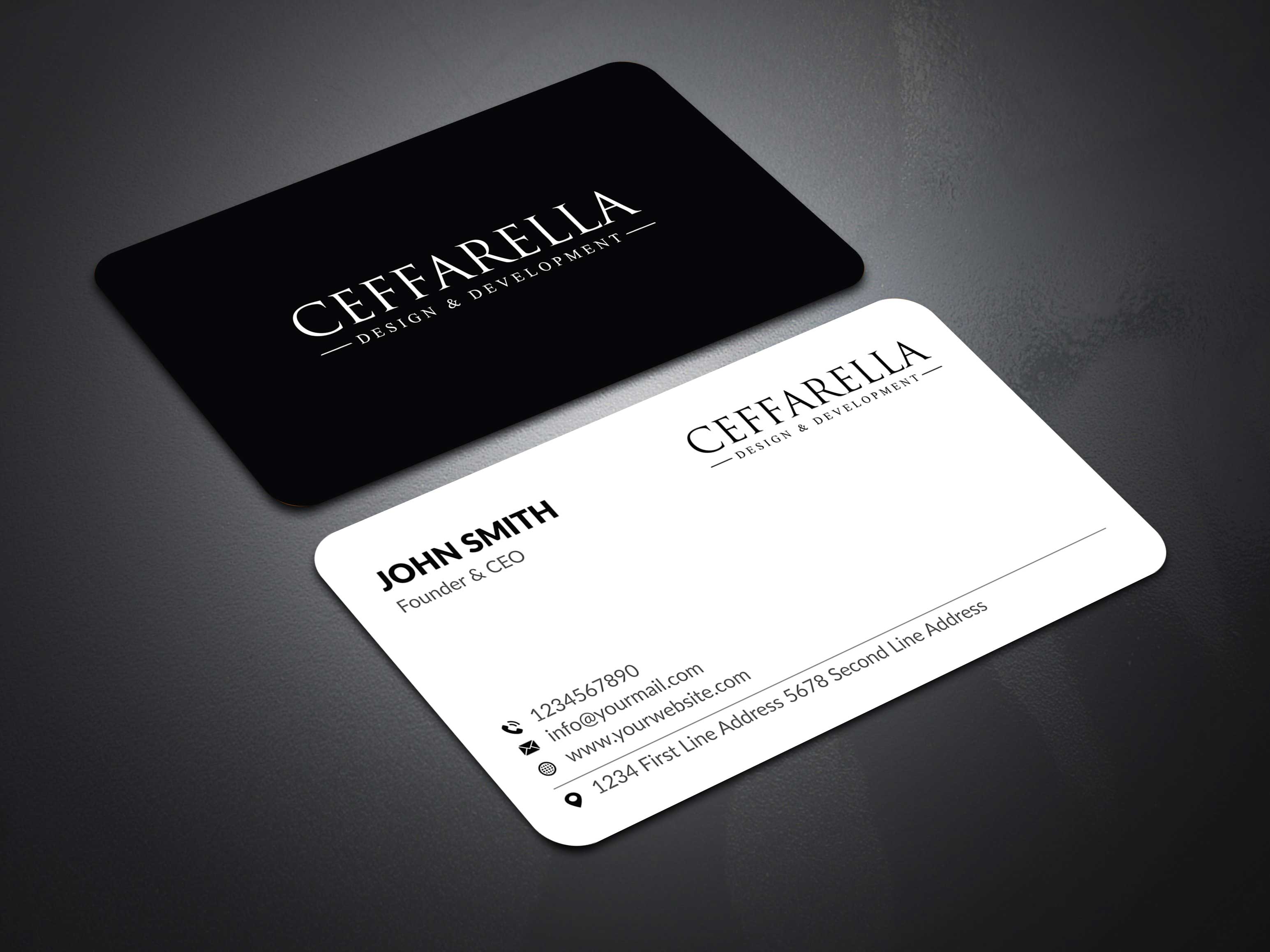 Business Card Design by Musa. A for this project | Design #24328150