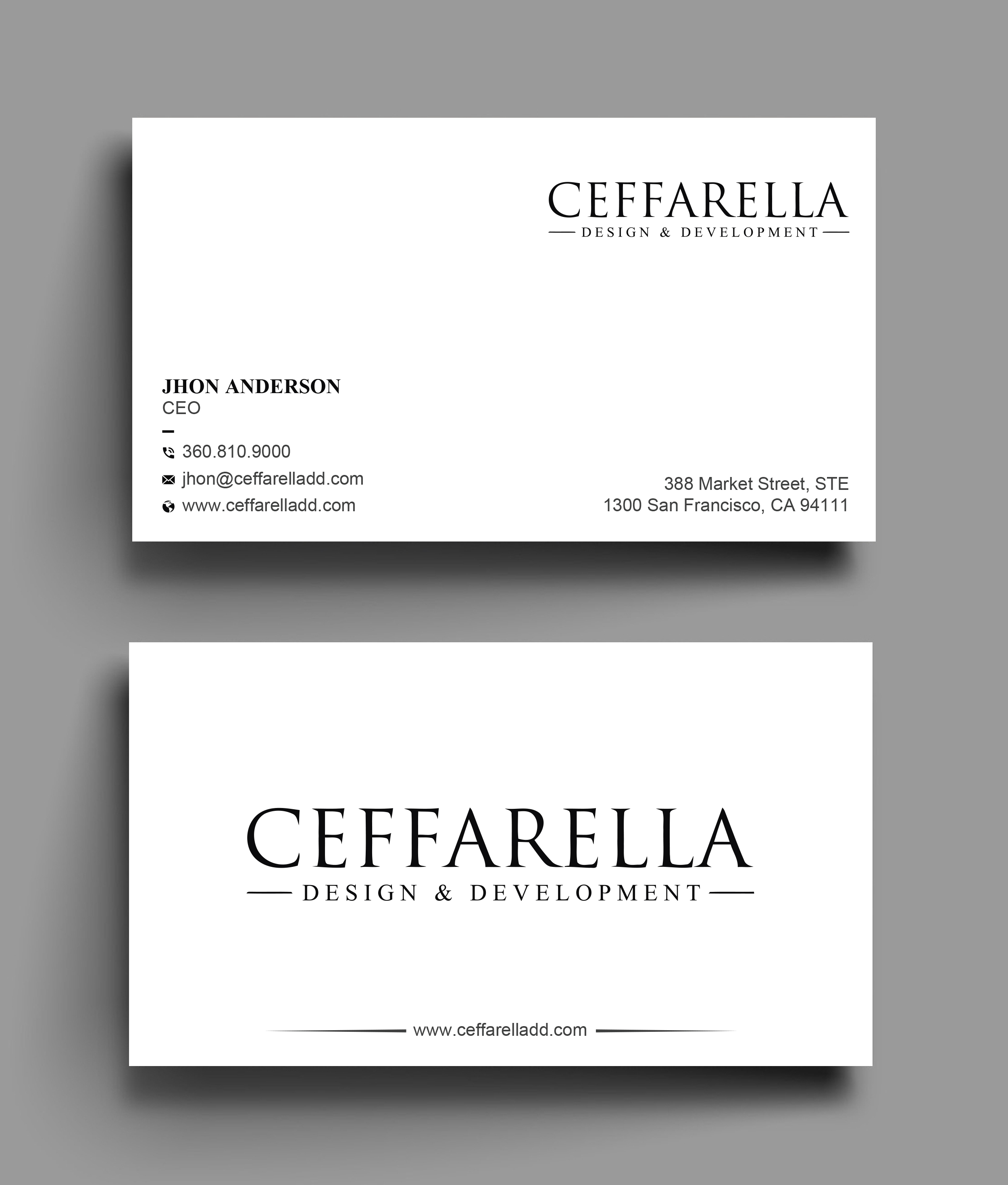 Diseño de Tarjeta de Presentación por Uttom 2 para este proyecto | Diseño #24323063