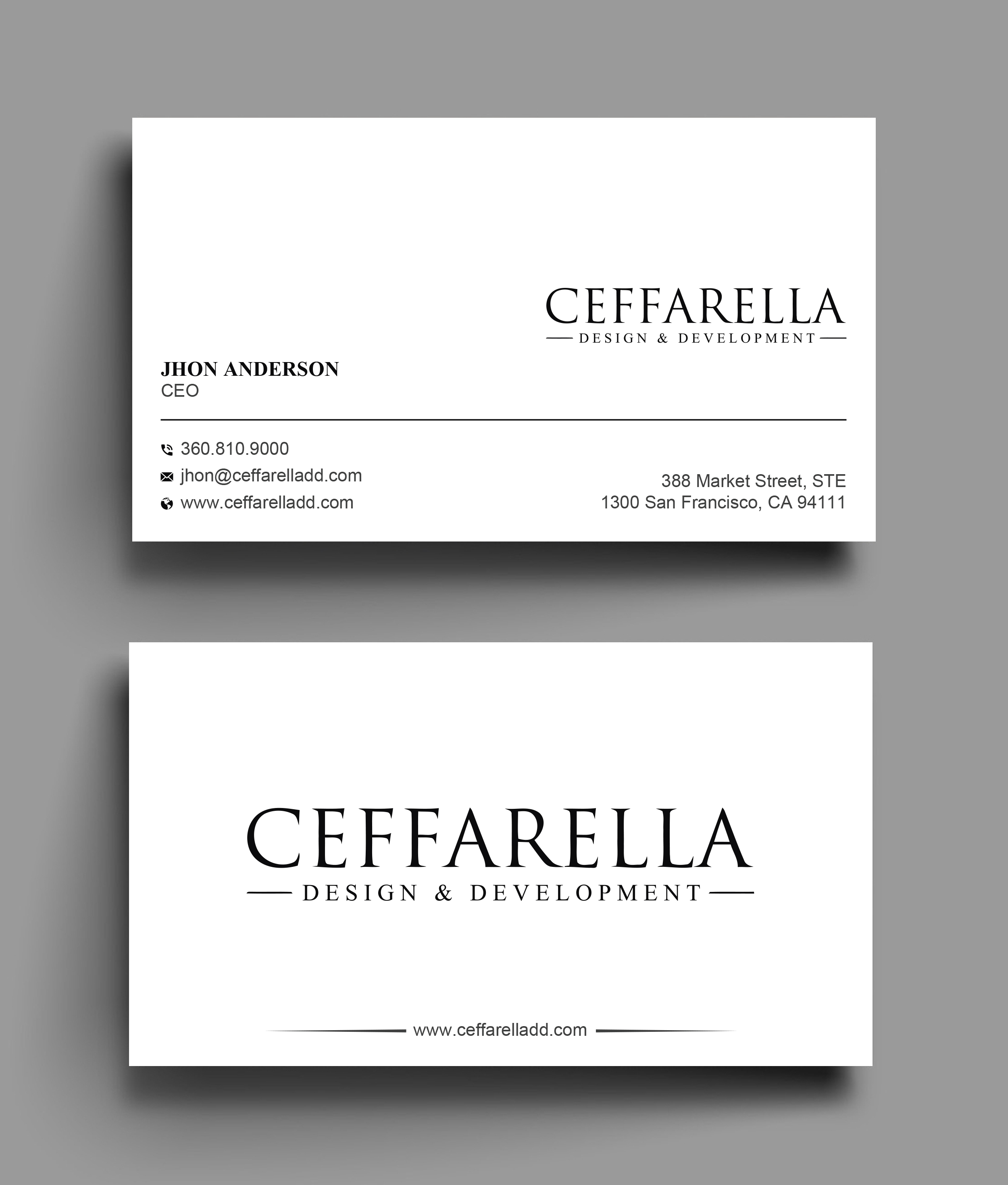 Diseño de Tarjeta de Presentación por Uttom 2 para este proyecto | Diseño #24323064