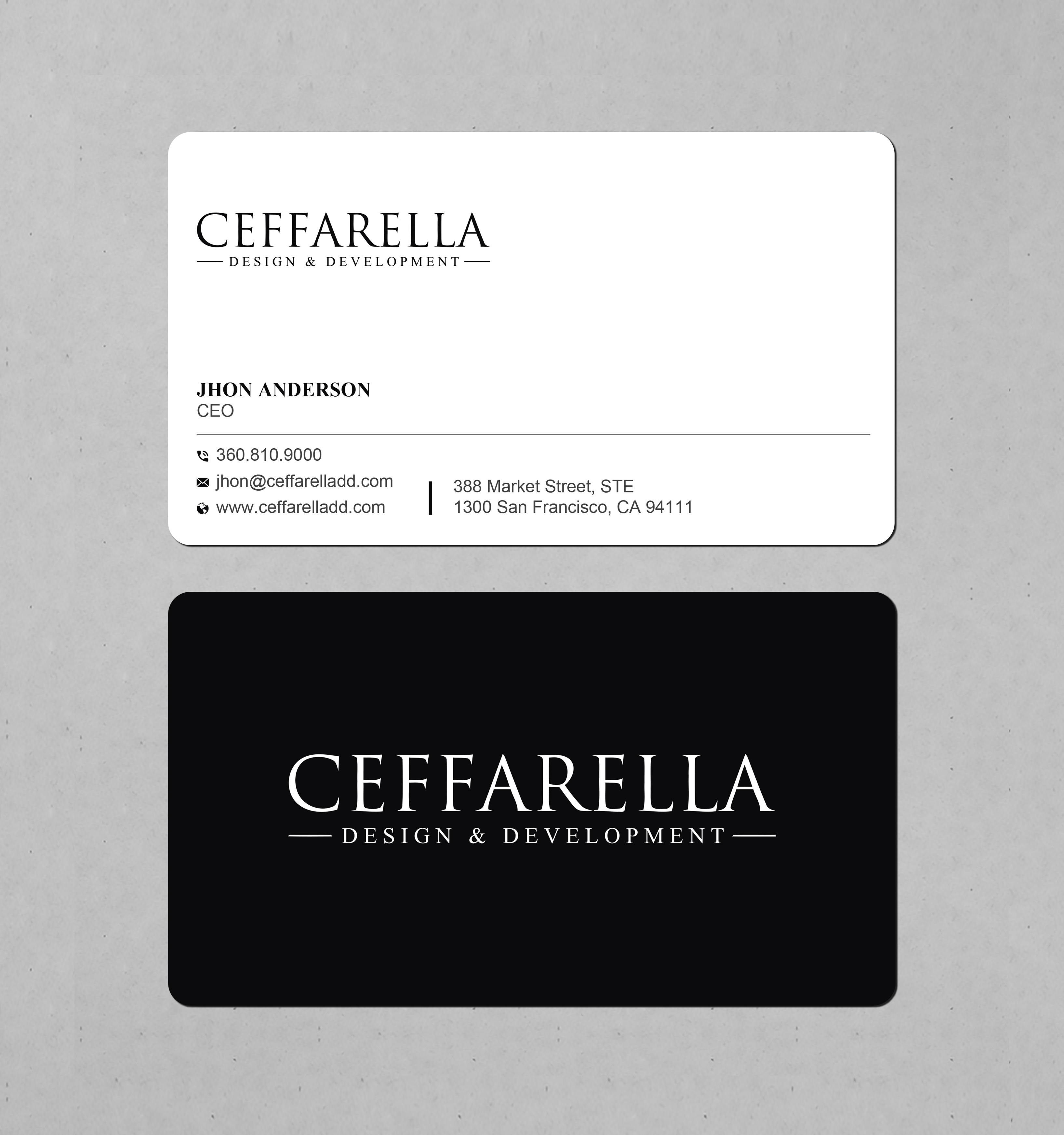 Diseño de Tarjeta de Presentación por Uttom 2 para este proyecto | Diseño #24323066