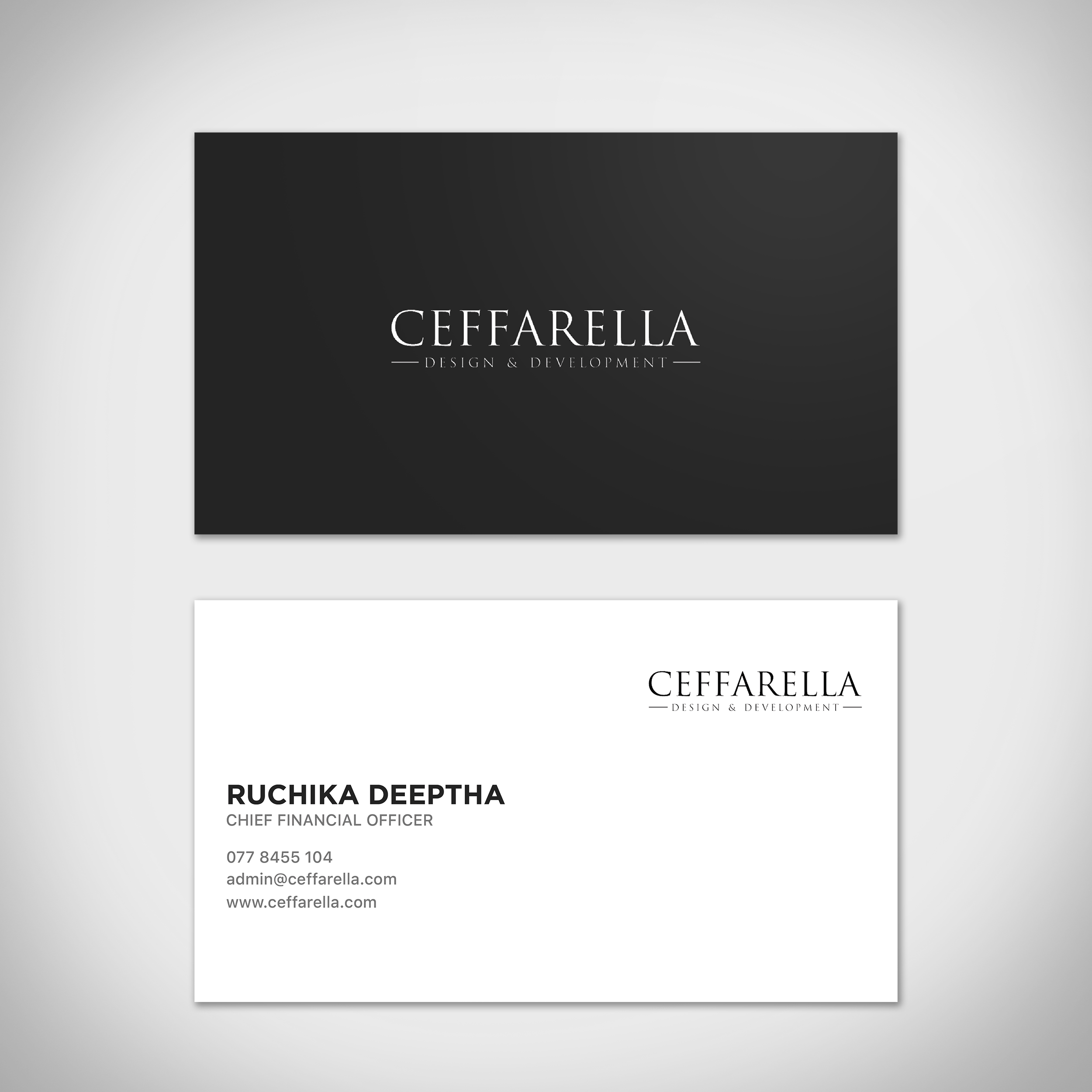 Business Card Design by ruchikaDeeptha for this project | Design #24336390