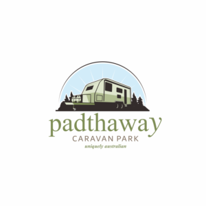 Padthaway Caravan Park Uniquely Australian | Logo Design by mazyo2x