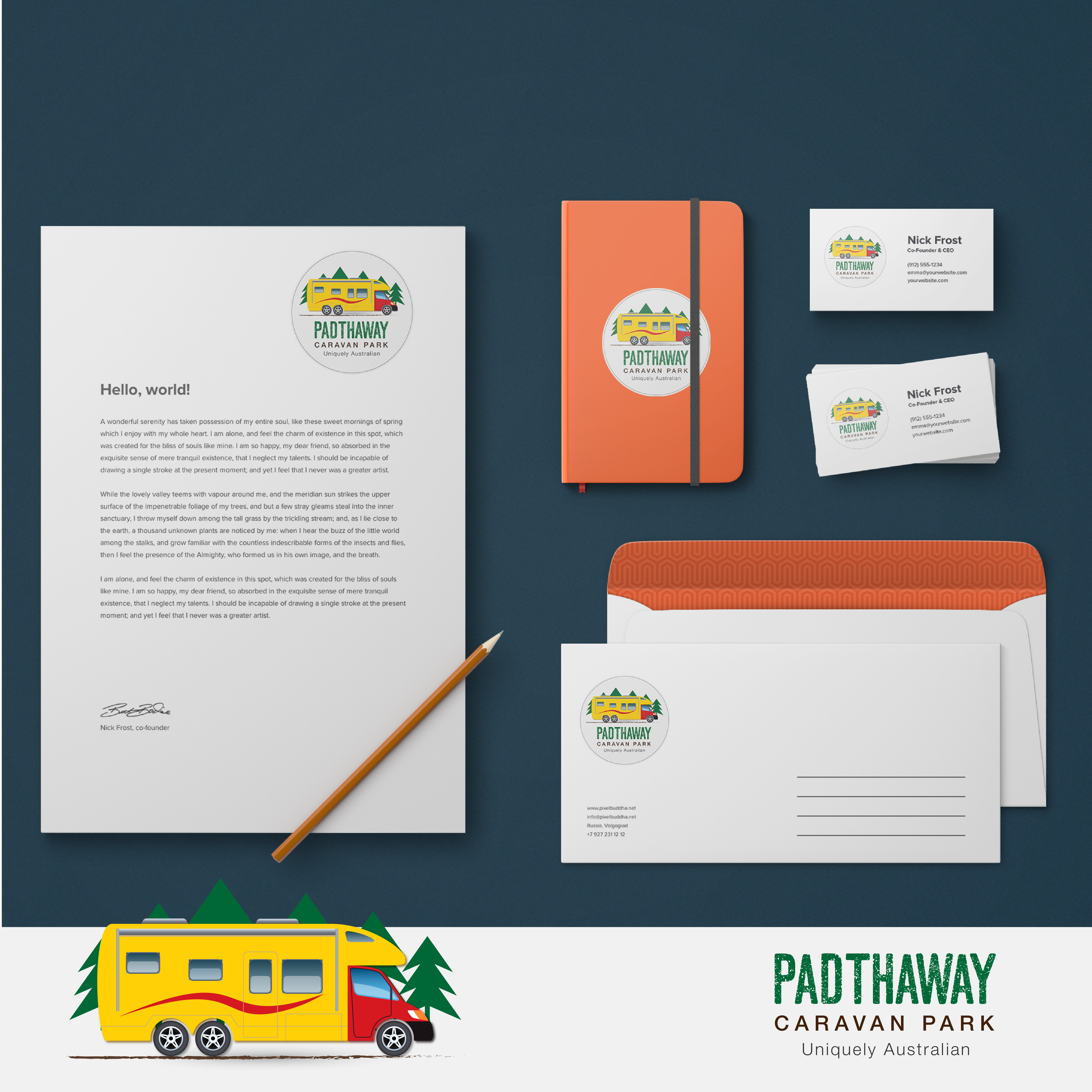 Logo Design by guru subbu for Padthaway Caravan Park | Design #24322589