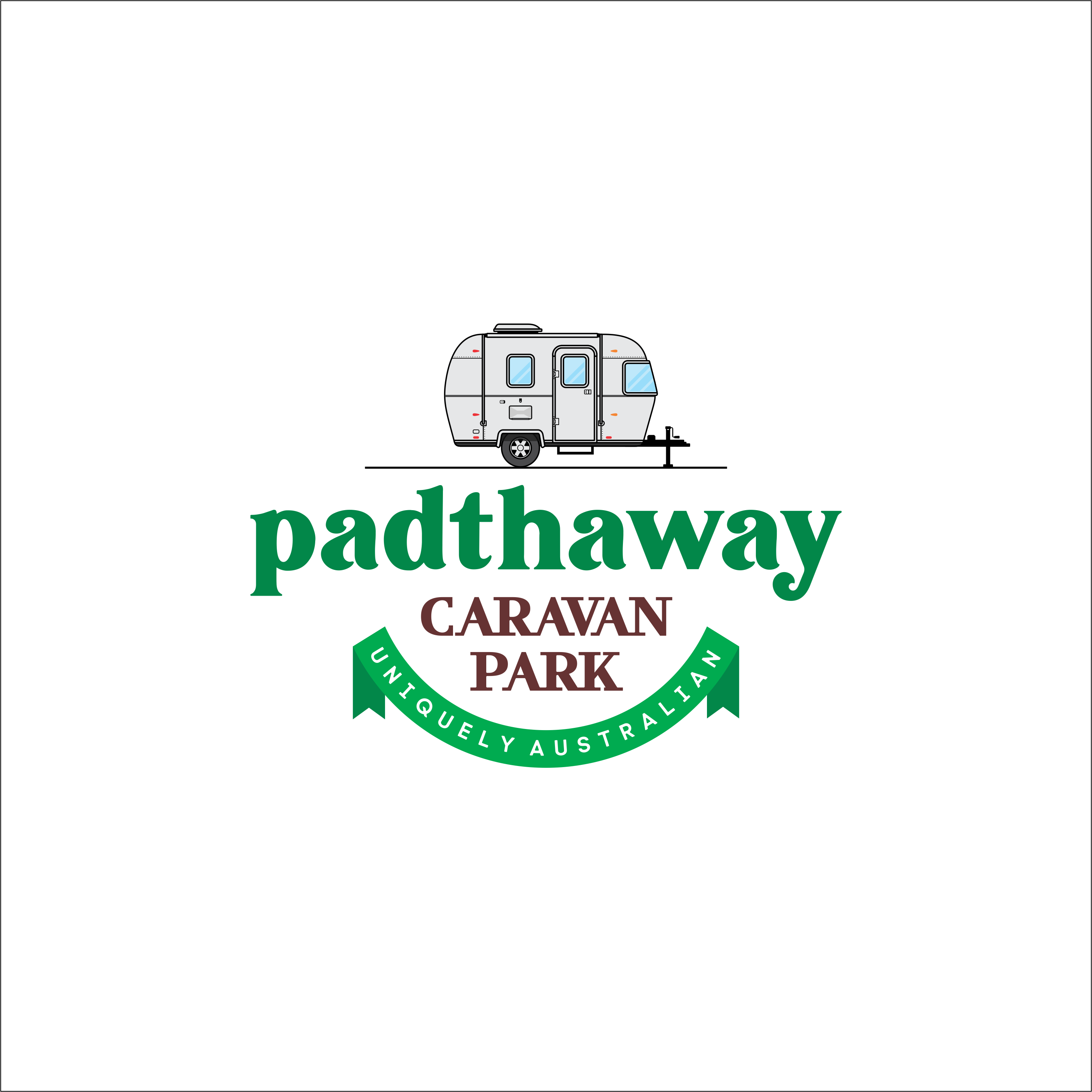 Logo Design by KOBES for Padthaway Caravan Park | Design #24378999