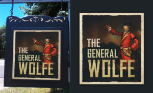 The General Wolfe | Diseño de Señalética por ARTOGRAPHY