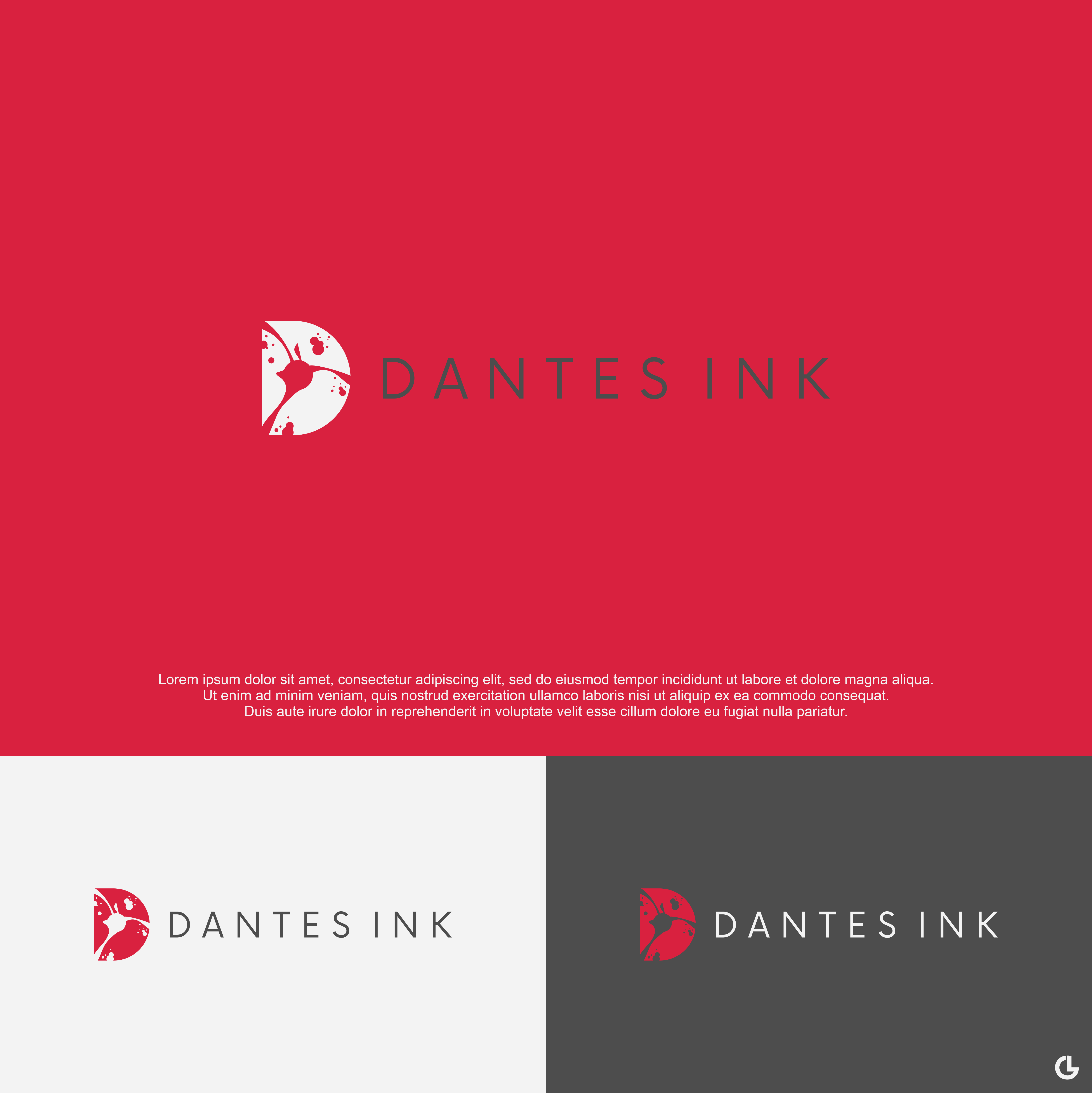 Logo-Design von R!CKY für Dantes ink | Design #24348194