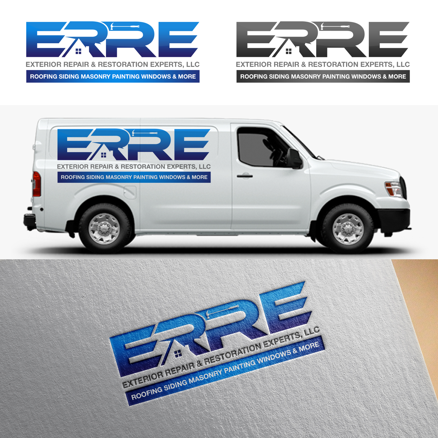 Diseño de Logo por TSU Creations para Exterior Repair & Restoration Experts | Diseño #24328147