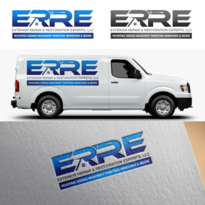 ExteriorRepair & RestorationExperts, LLC/ roofing siding masonry painting windows & more | Logo Design by TSU Creations