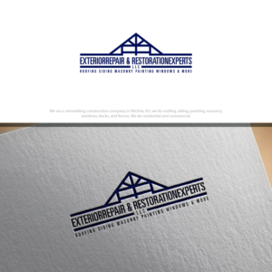 Logo Design by 4tech services for Exterior Repair & Restoration Experts | Design: #24325045