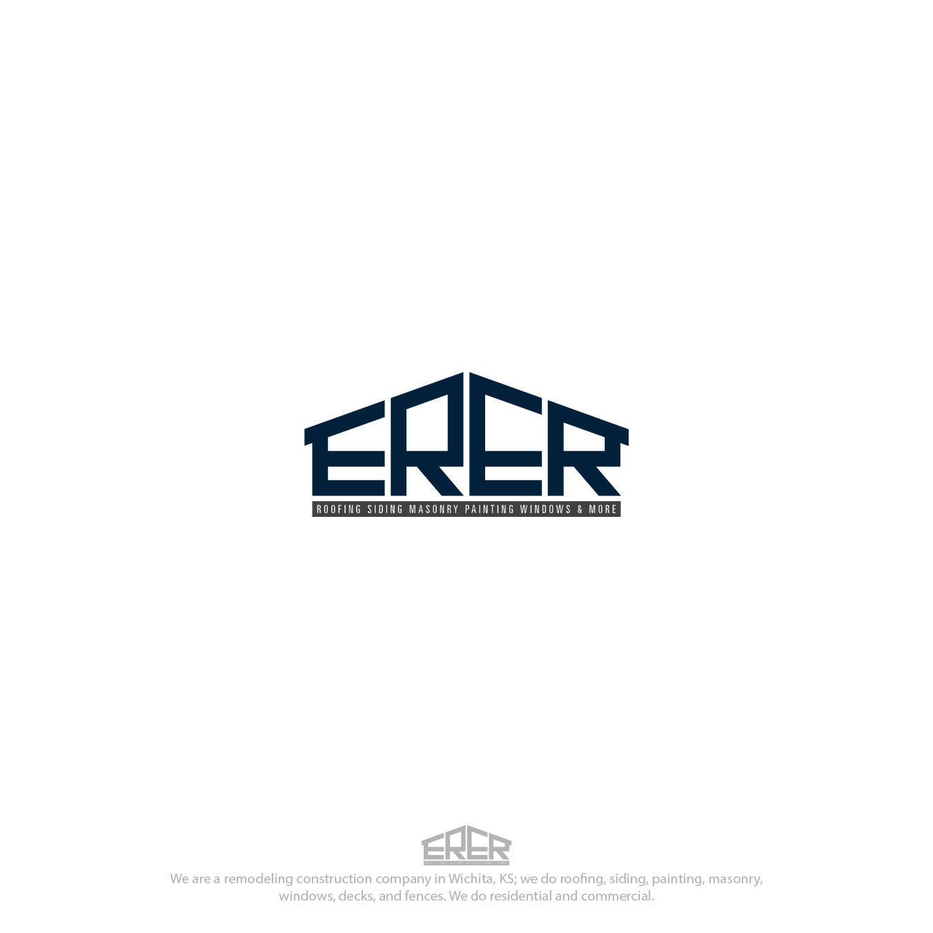 Diseño de Logo por 4tech services para Exterior Repair & Restoration Experts | Diseño #24325143