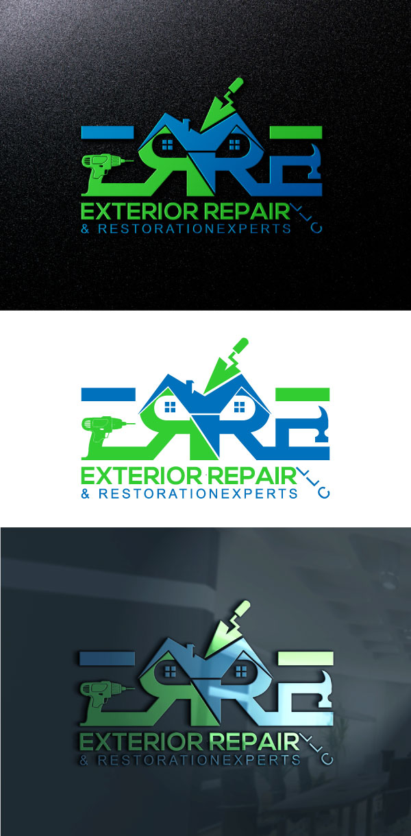 Logo-Design von akterkhadijars für Exterior Repair & Restoration Experts | Design #24335462