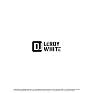 DJ Leroy White | Logo Design by Potatow