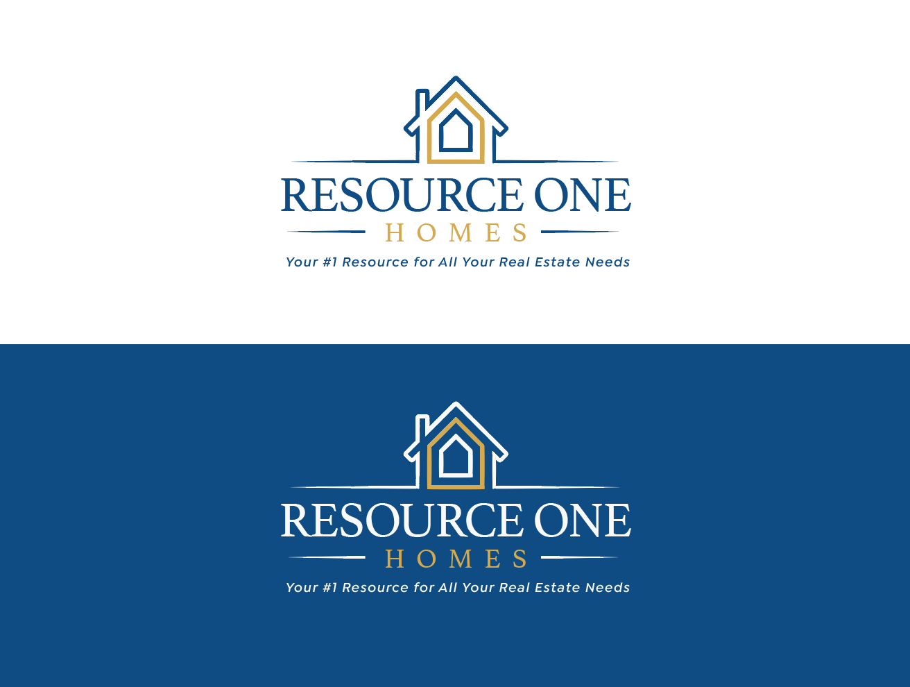 Logo Design by wonderland for Resource One Homes | Design #24327717