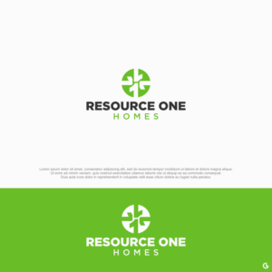 Diseño de Logo por R!CKY para Resource One Homes | Diseño: #24385814