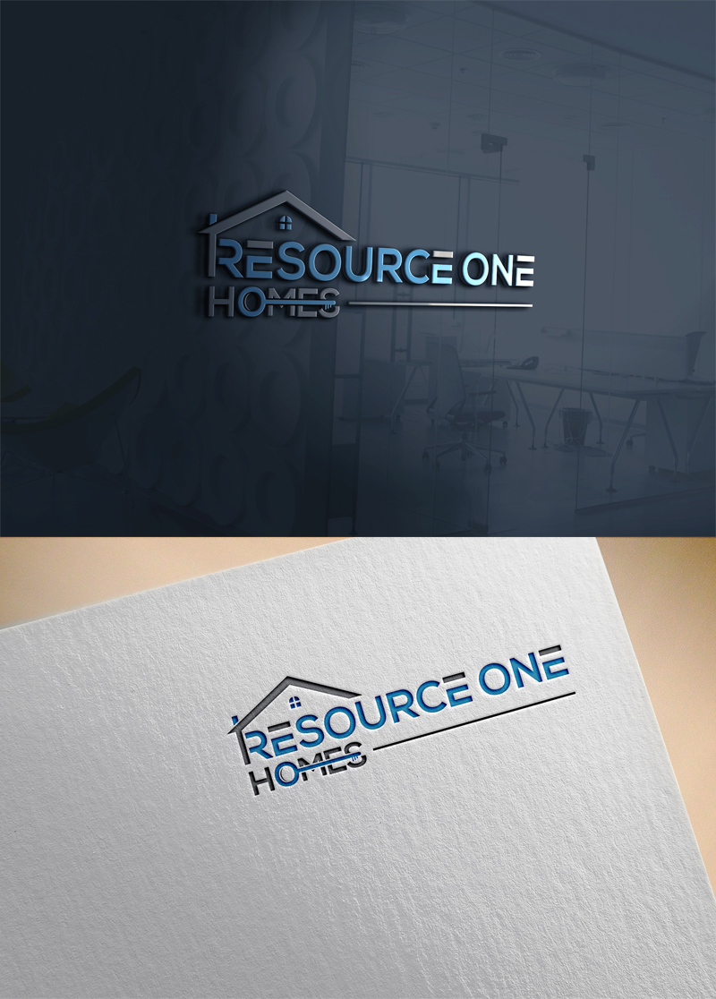 Logo Design by MD ASHIK 2 for Resource One Homes | Design #24369640