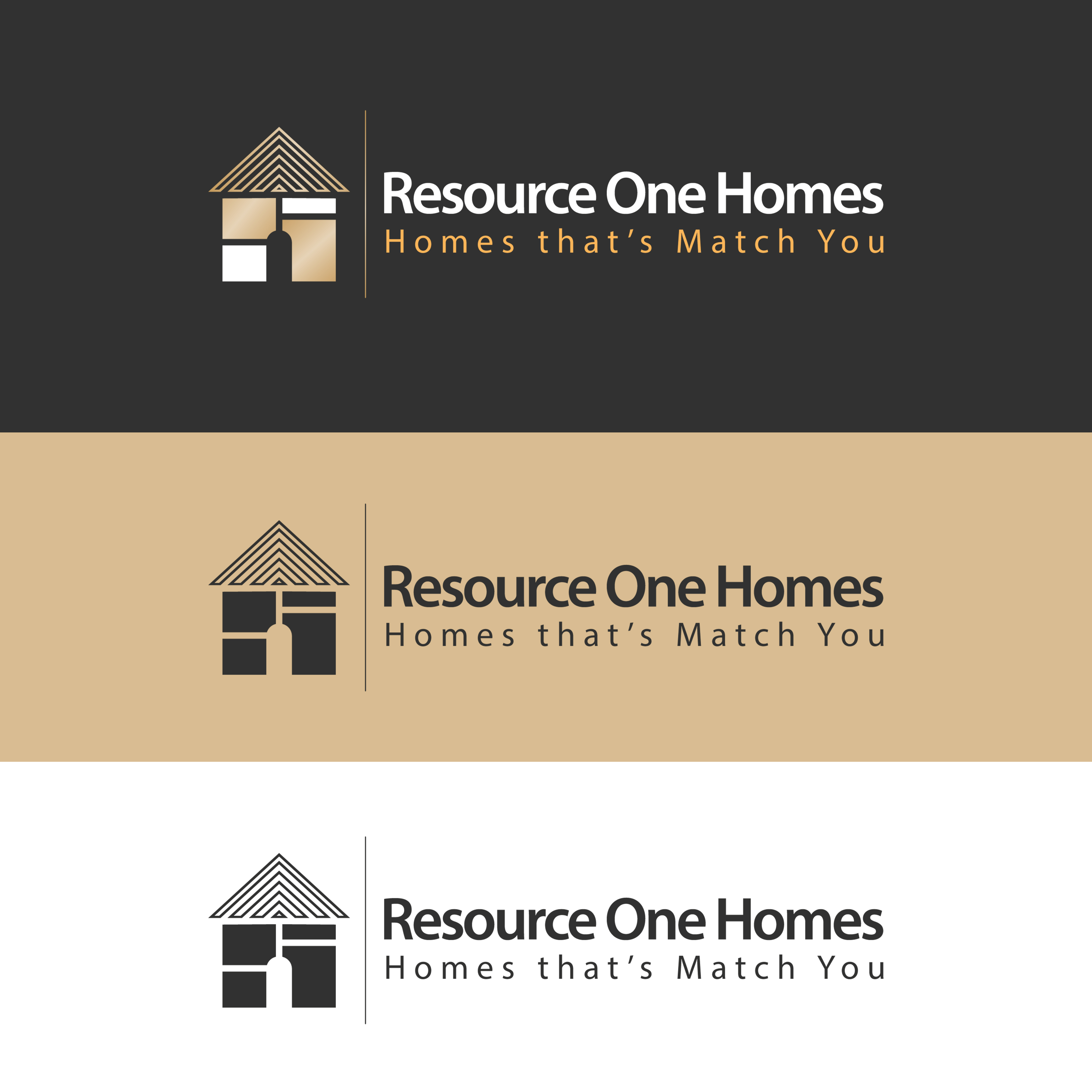 Logo Design by Skytouch Solutions for Resource One Homes | Design #24388415