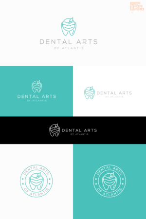 Dental Arts of Atlantis Where Smiles Are Made | Logo Design by step forward 2