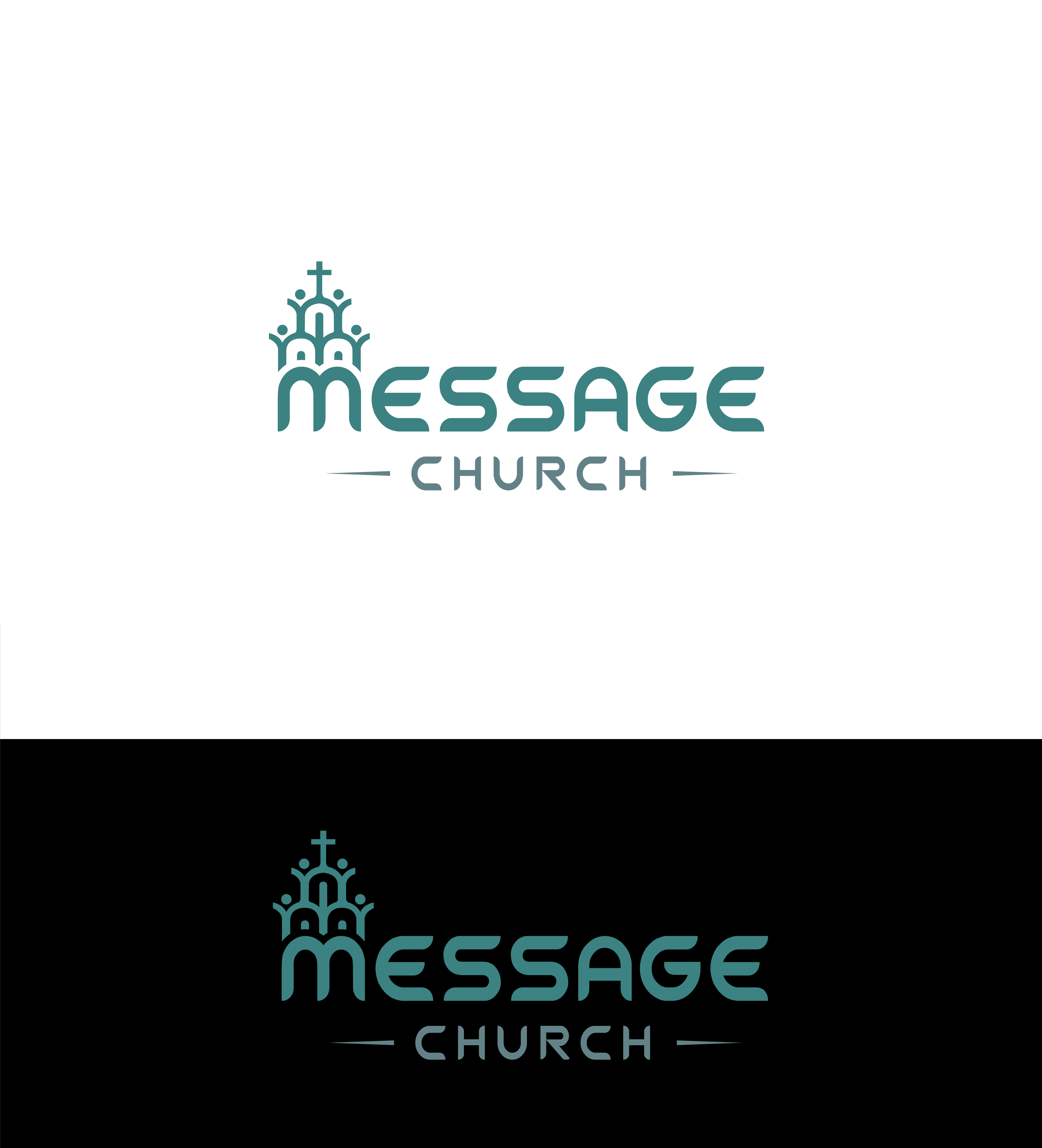Logo Design by CastleArt for Message Church  | Design #24326143