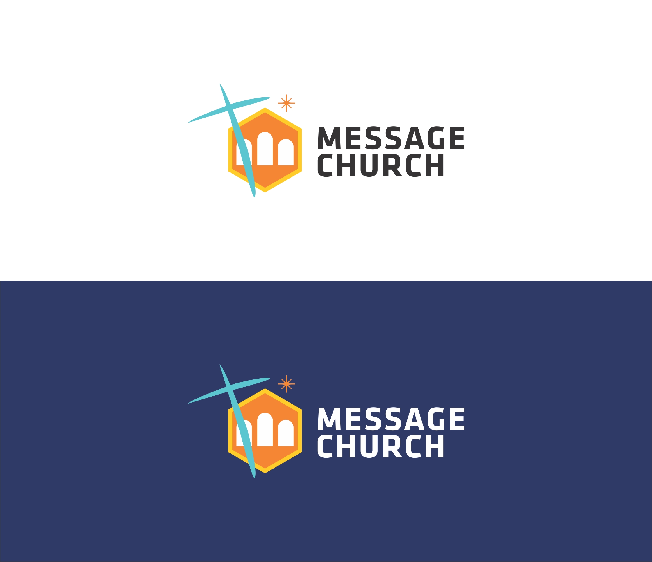 Logo Design by i-Design for Message Church  | Design #24346154
