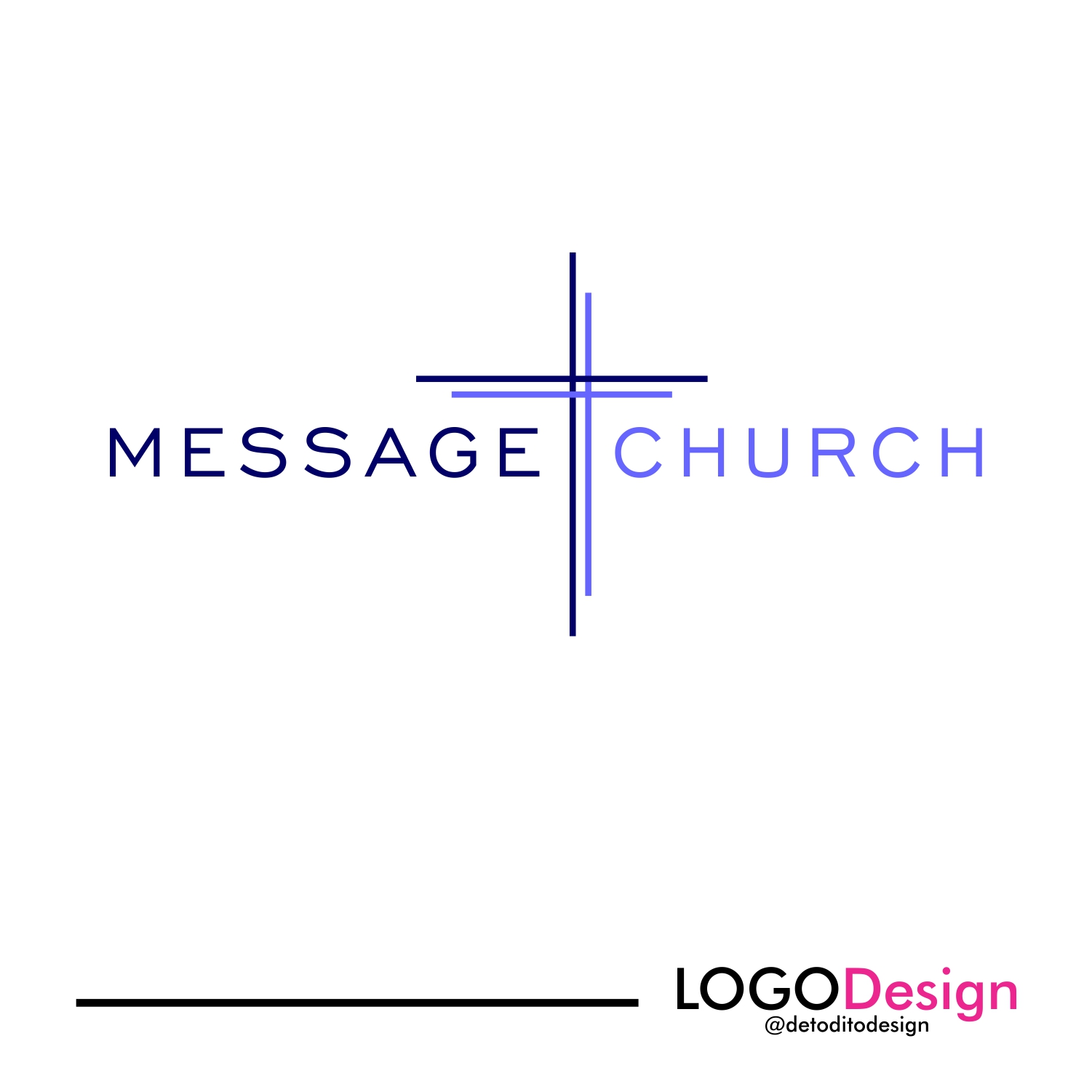 Diseño de Logo por Sergio Medina para Message Church  | Diseño #24325177